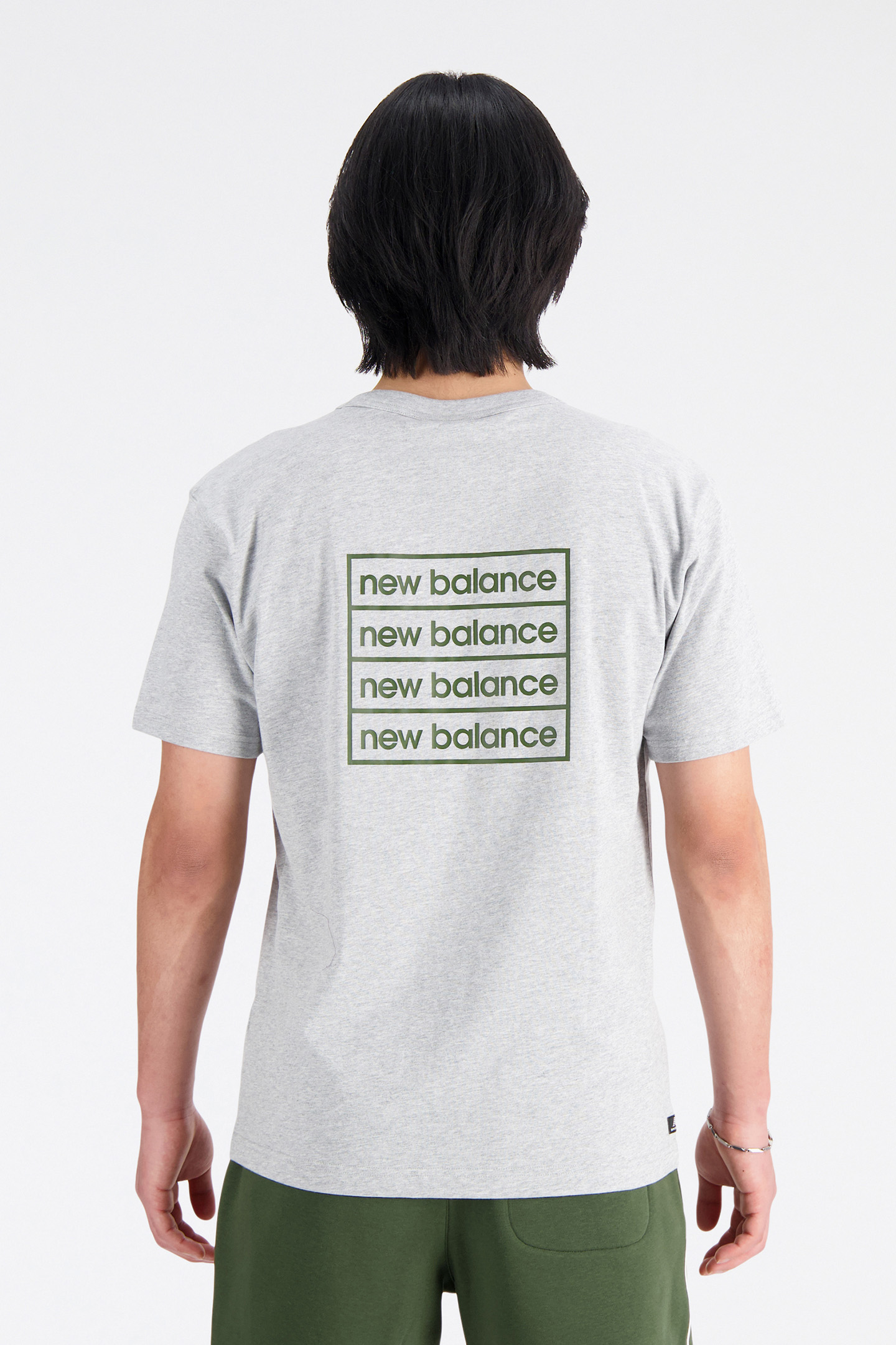 NB LOGO T-SHIRT IN GREY 2