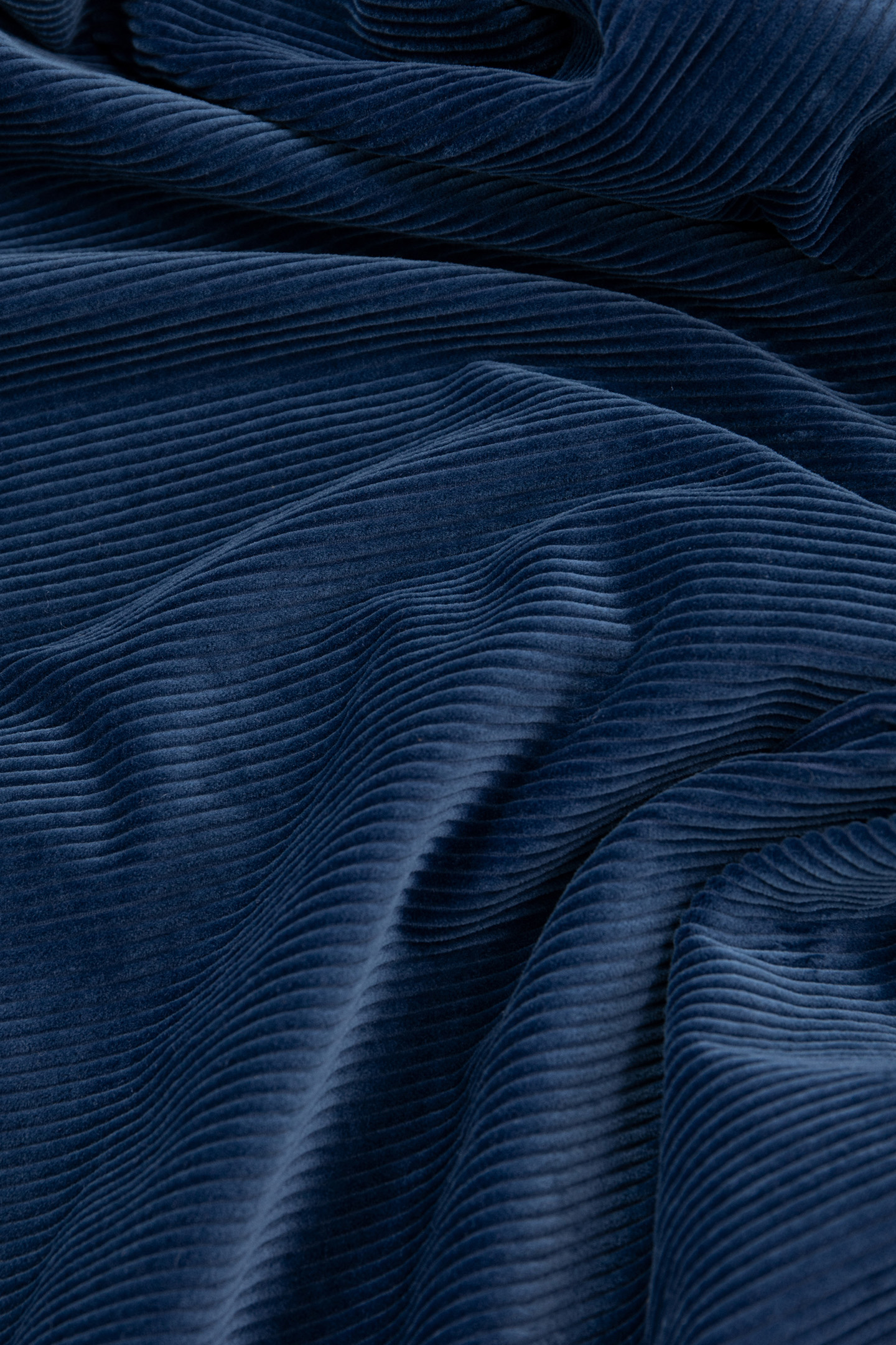 REGULAR COBALT CORDUROY OVERSHIRT 8