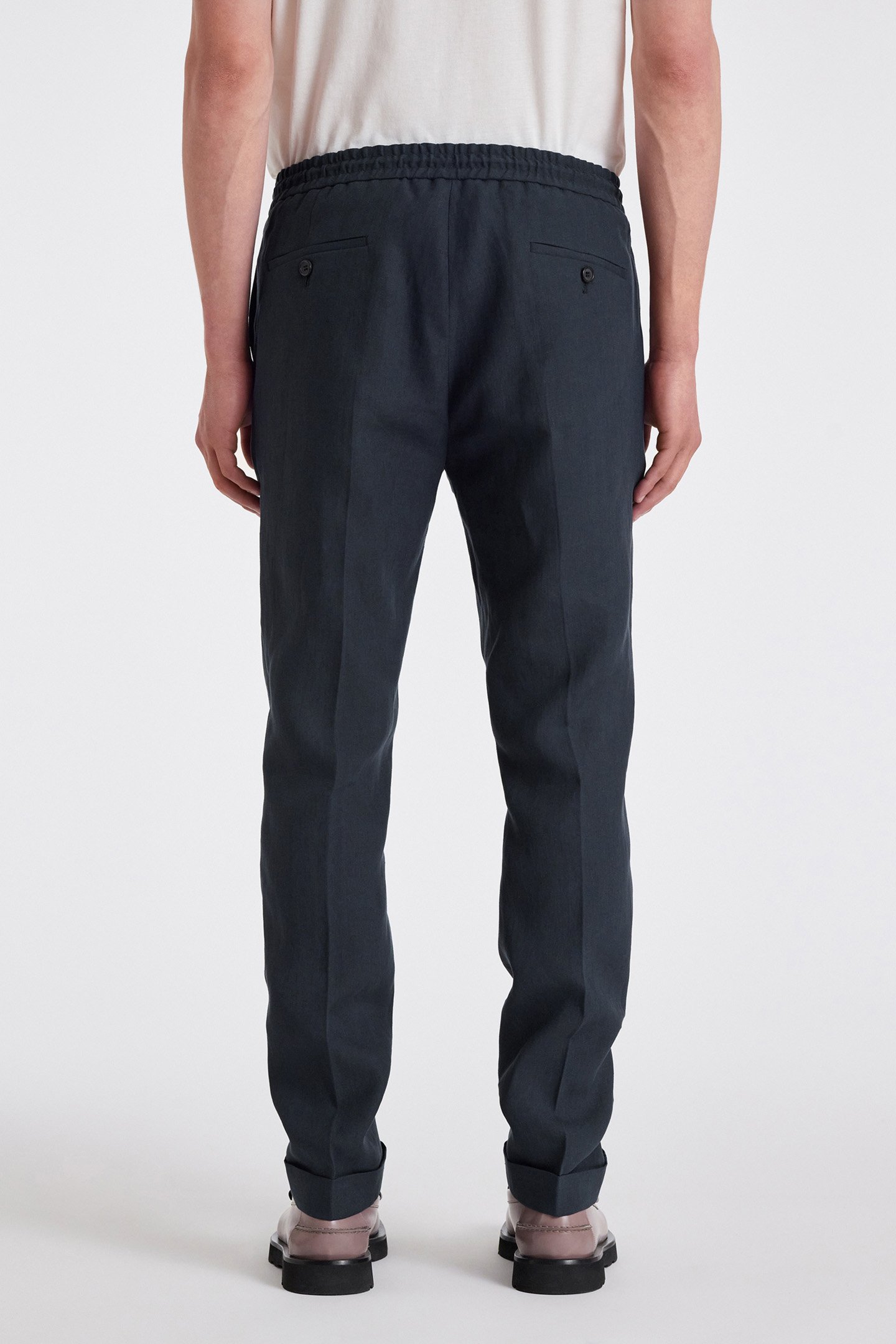 MENS DRAWCORD TROUSER VERY DARK NAVY 2