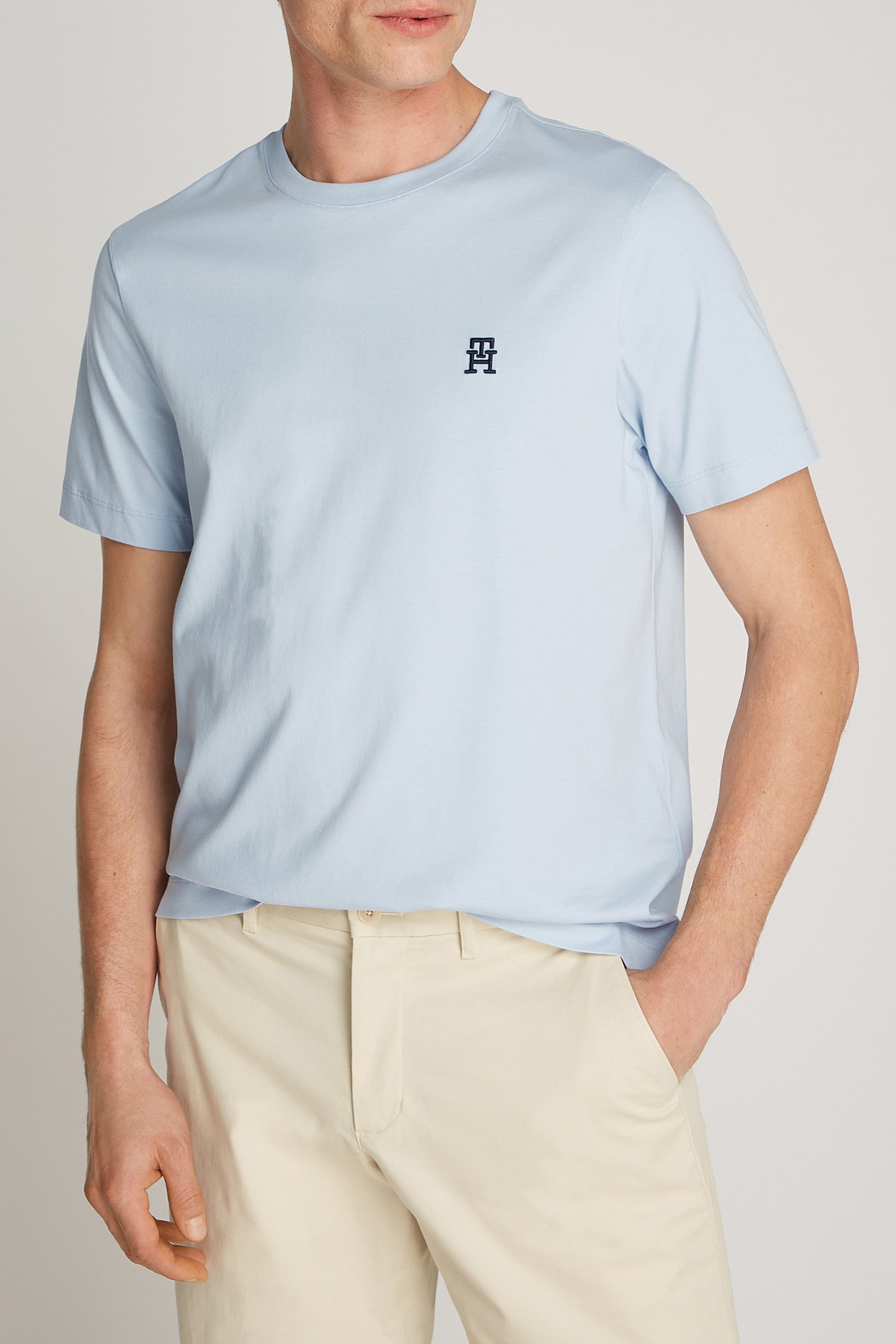 MONOGRAM IMD TEE BREEZY BLUE by Tommy Hilfiger