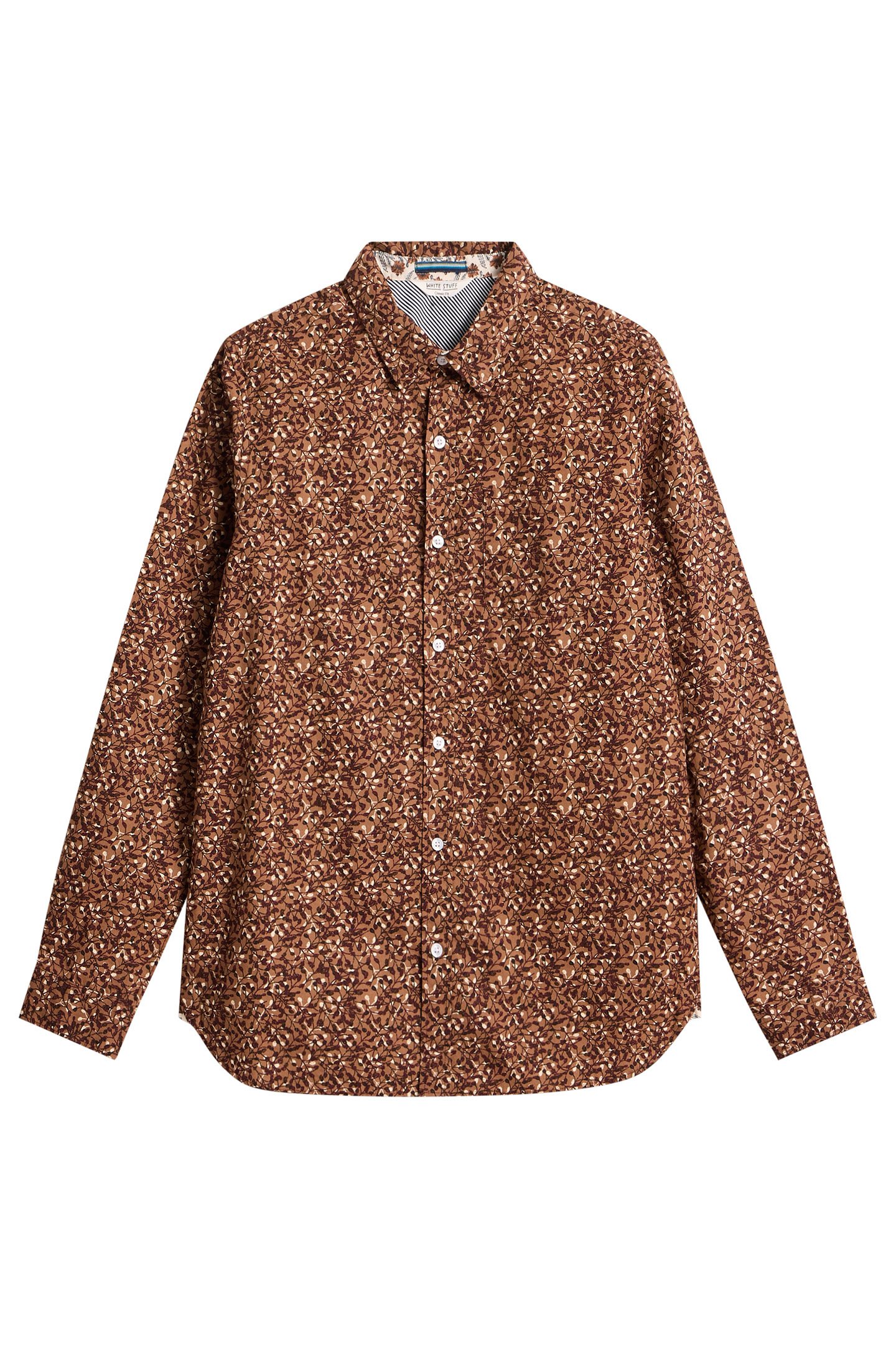 MINI TWIG PRINTED SHIRT PINK MULTI by White Stuff