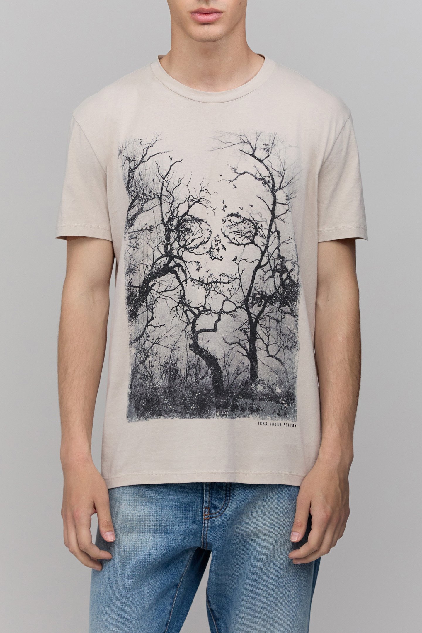 BEIGE TREE T-SHIRT 1