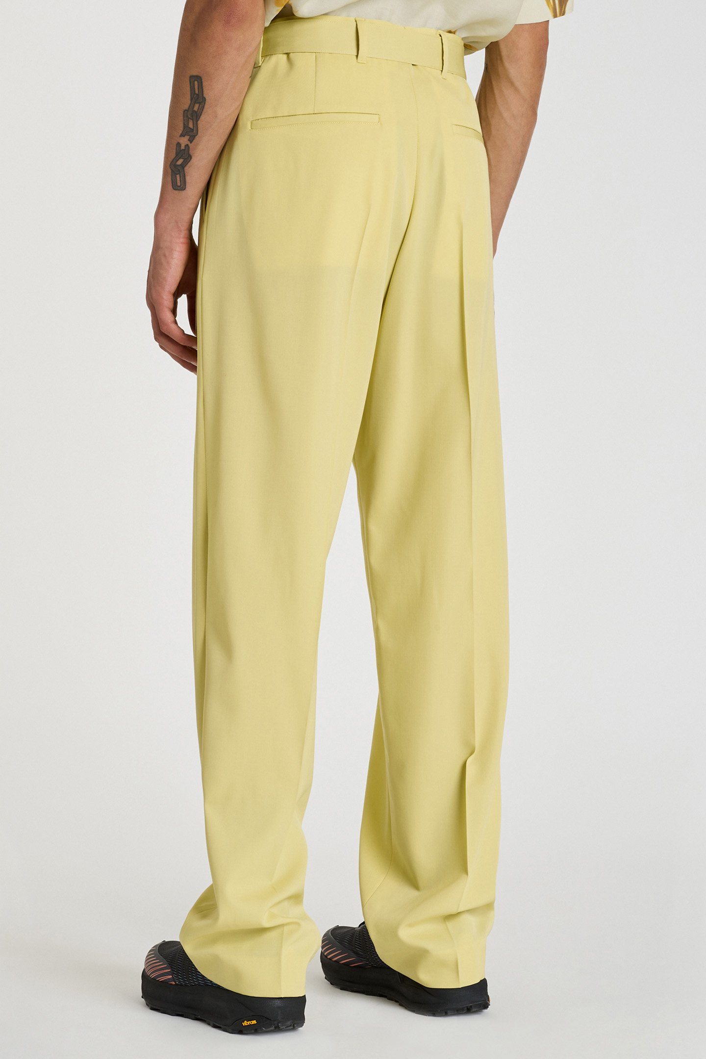 GENTS TROUSER ACID YELLOW 2