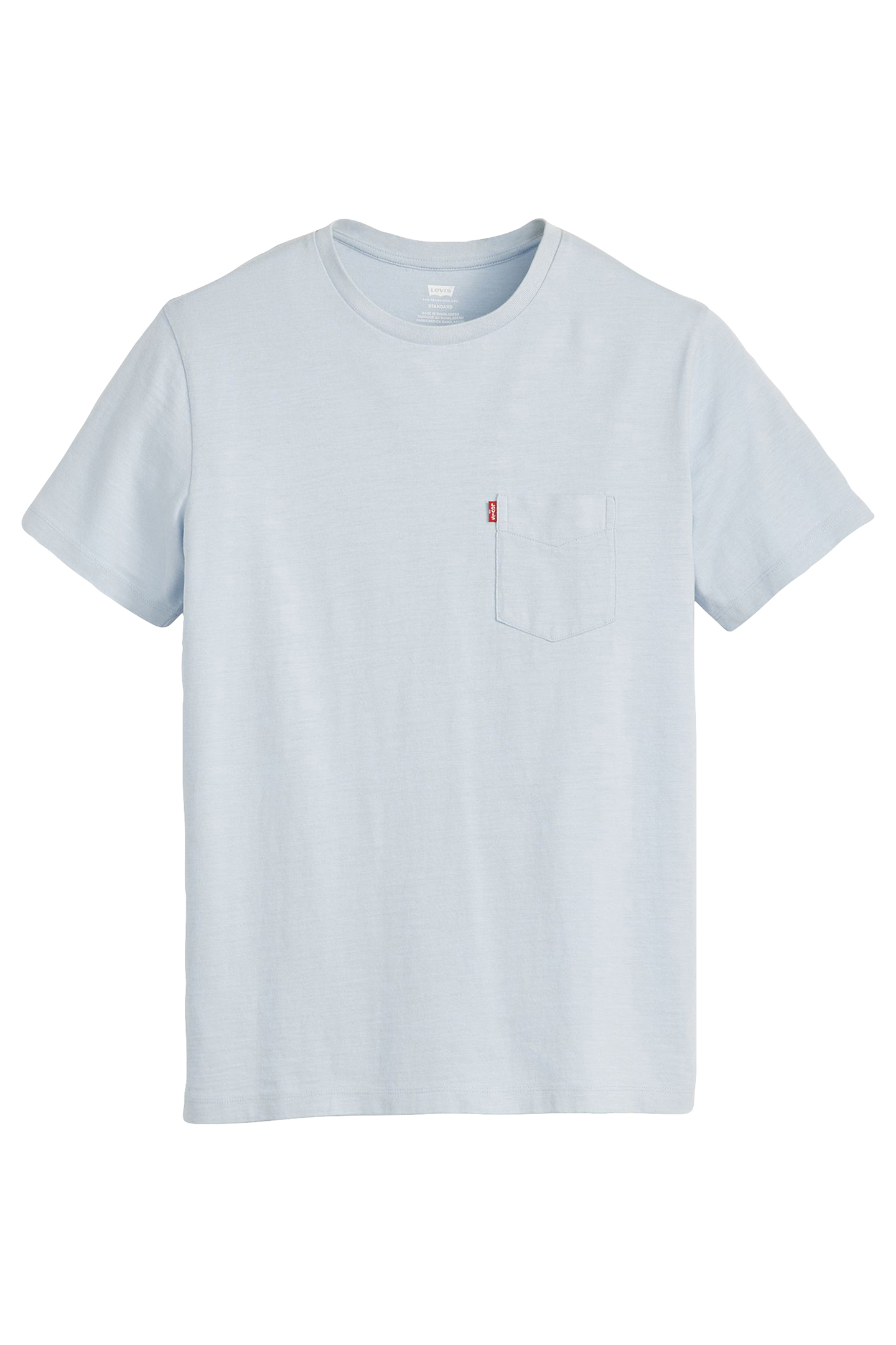 SS CLASSIC POCKET TEE NIAGARA MIST SLUB 3