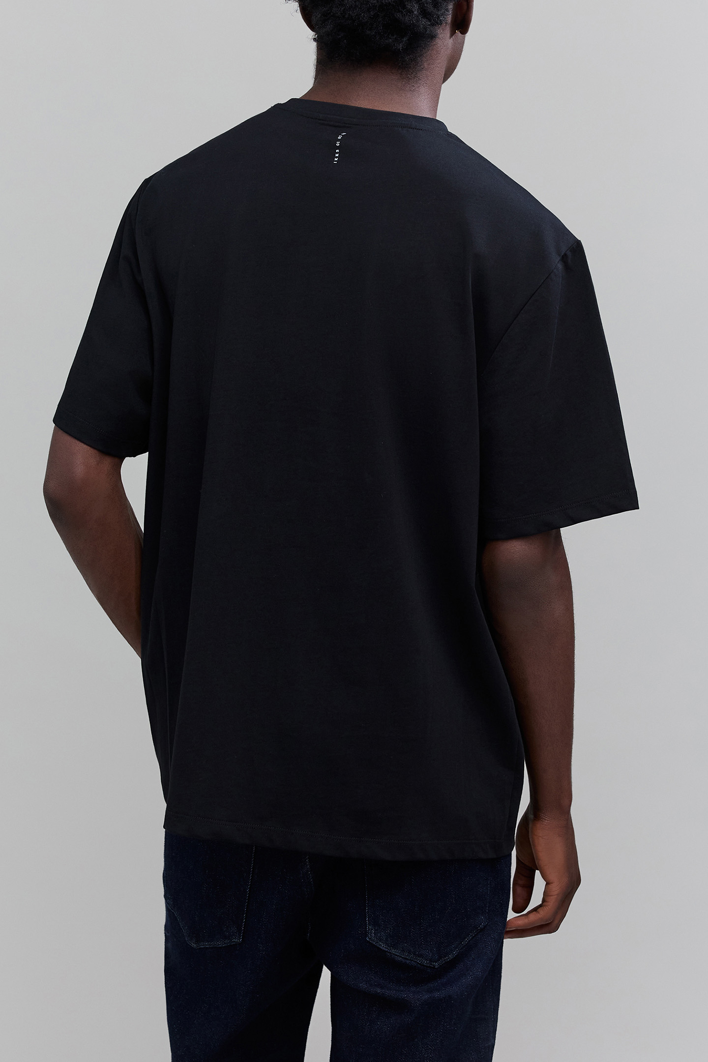 BLACK DRY FAST SCOTCH EFFECT T-SHIRT 2