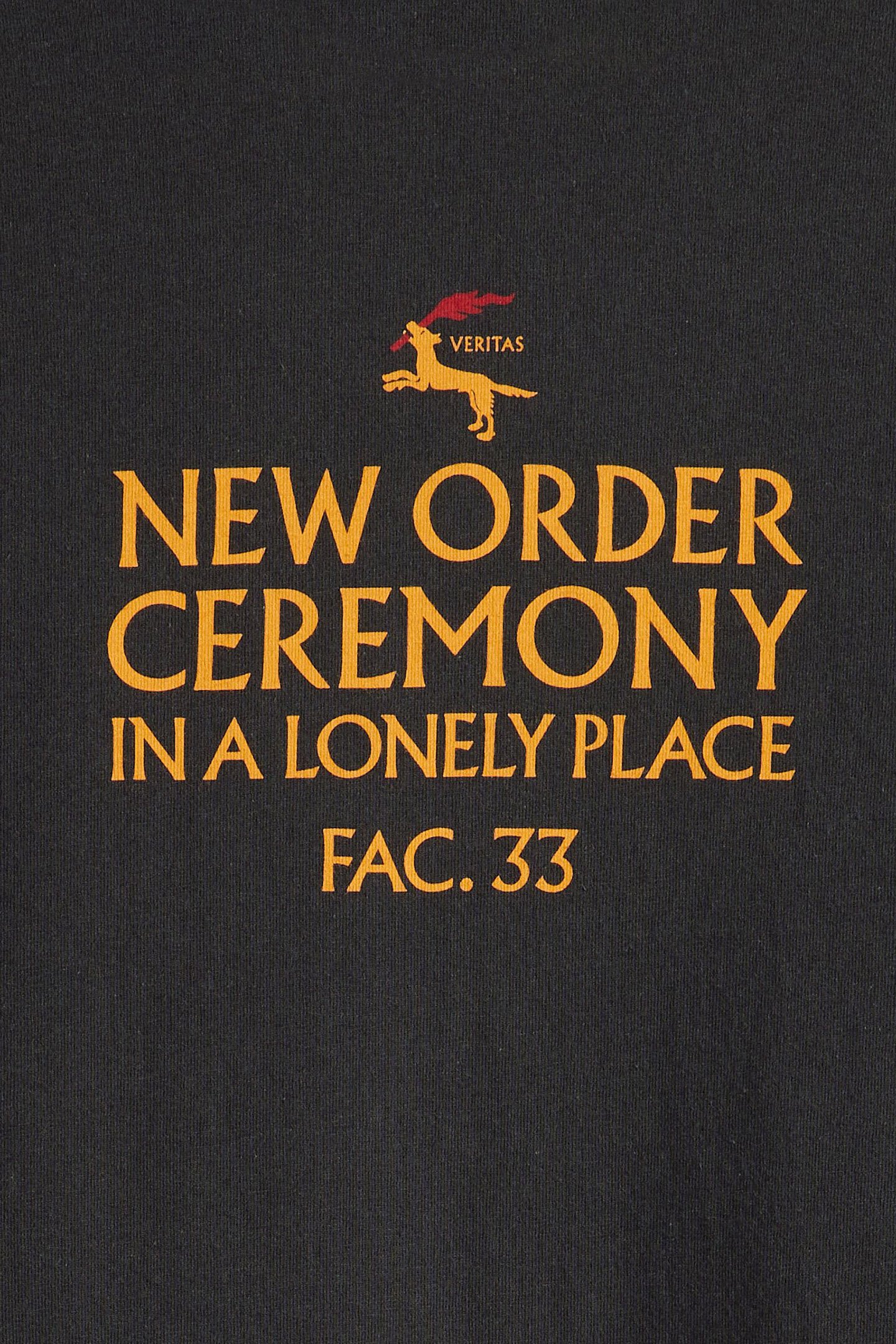 BAND TEE NEW ORDER CEREMONY CAVIAR GRAPH 6