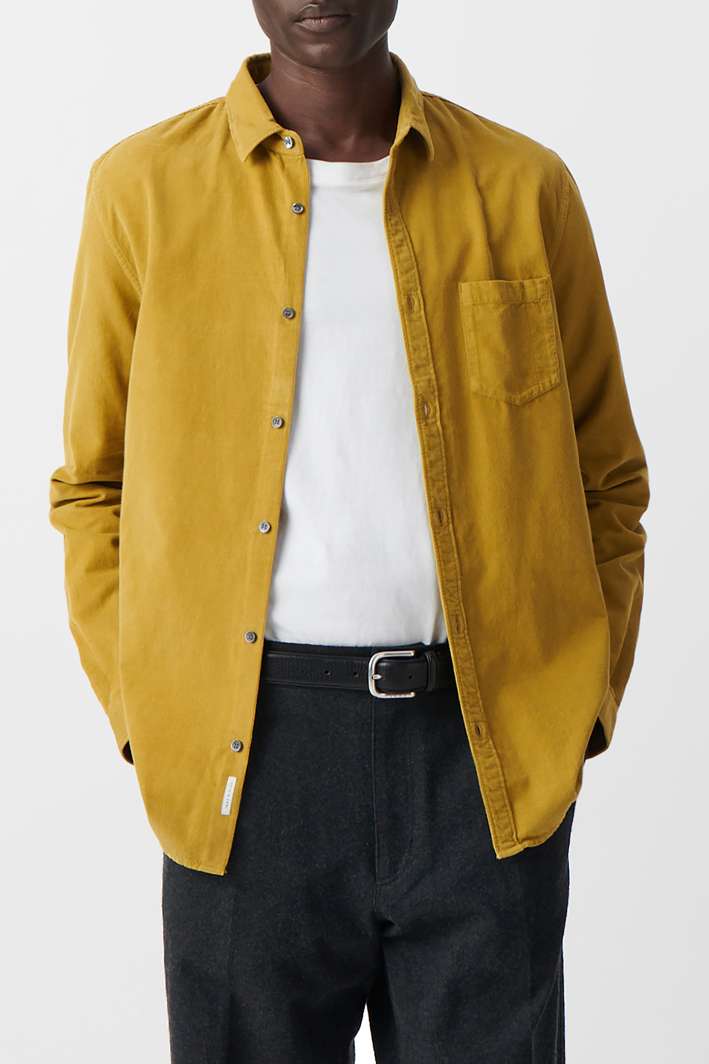 SHIRT REGULAR LICHEN VELVET MILLERAIES 1