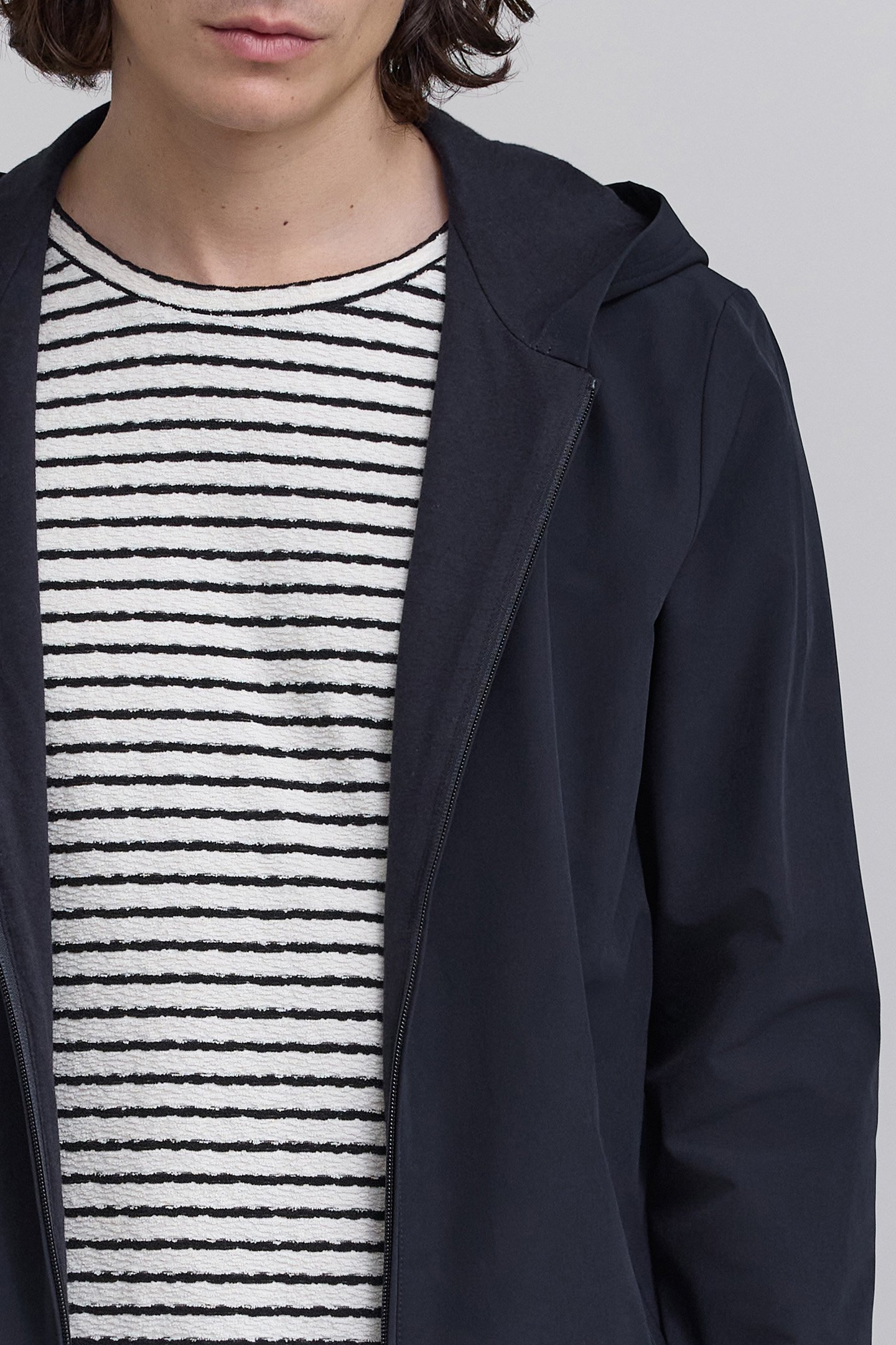 NAVY LIGHT HOODED JACKET 6