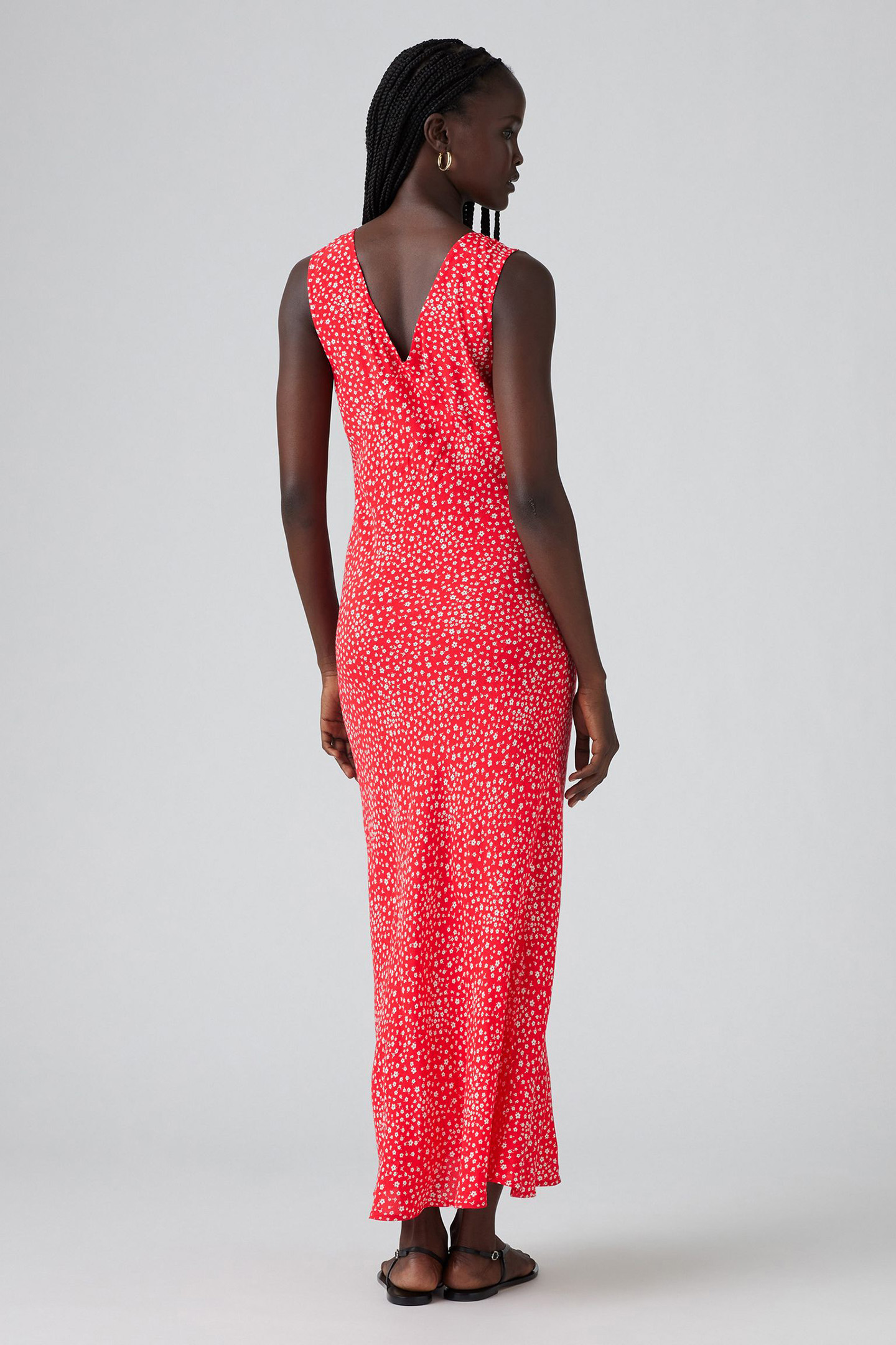 ATALIA SLIP DRESS SCATTERED FLORAL HIGH 2