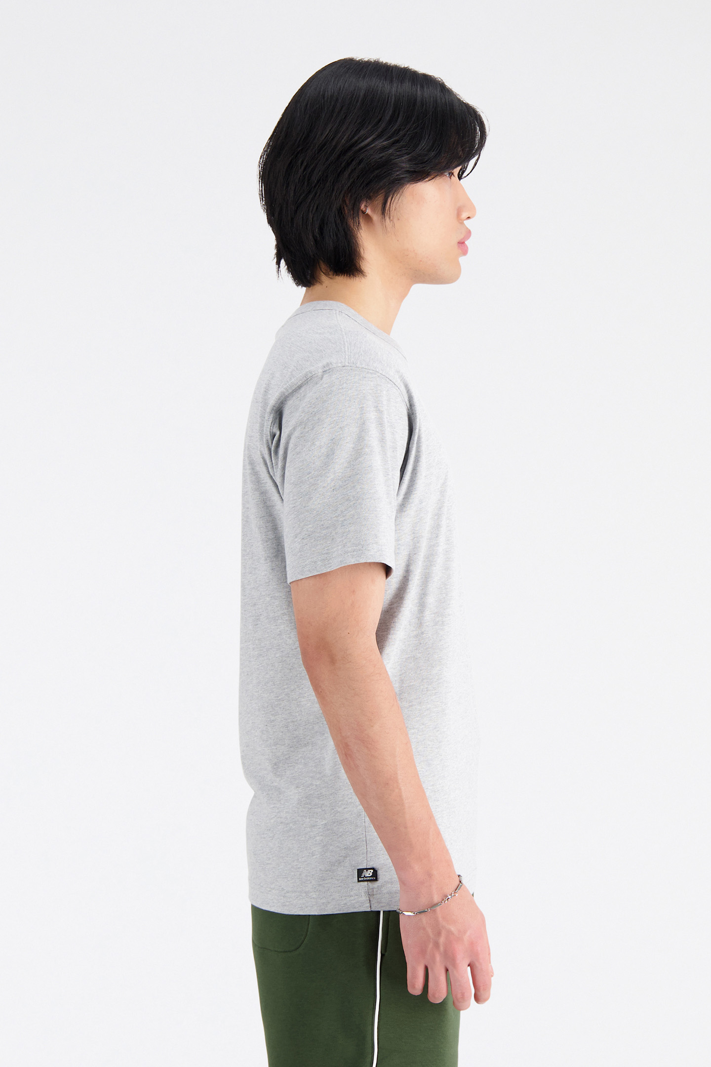 NB LOGO T-SHIRT IN GREY 3