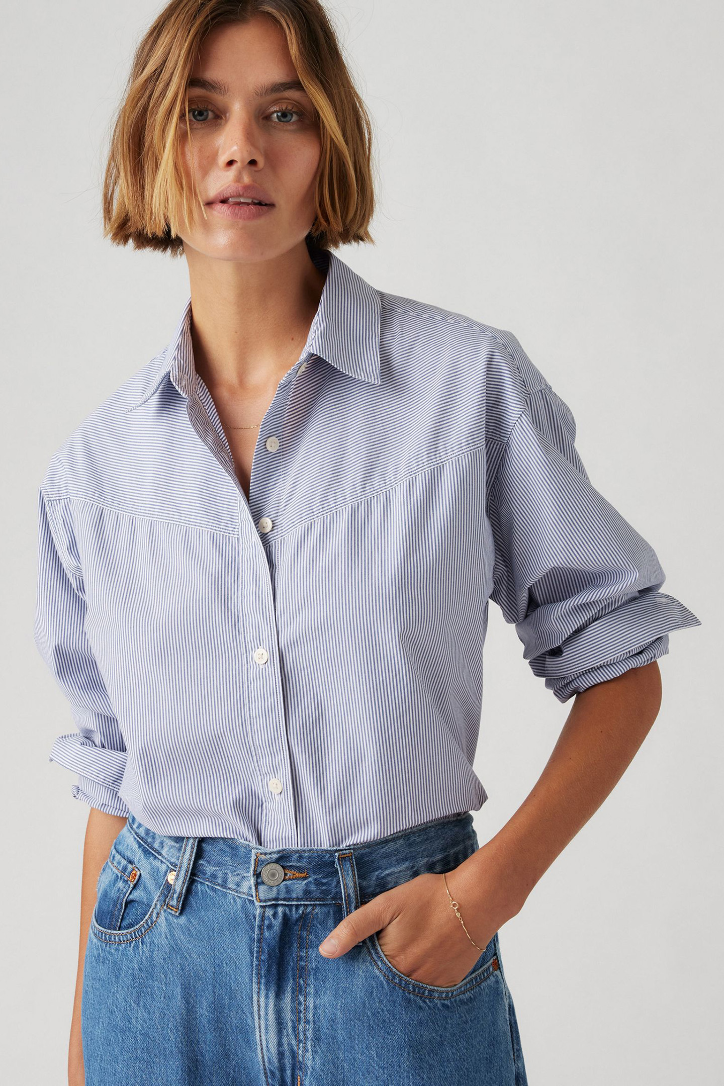 HARLIE NOVELTY BF SHIRT SHAHI D2 STRIPE 4