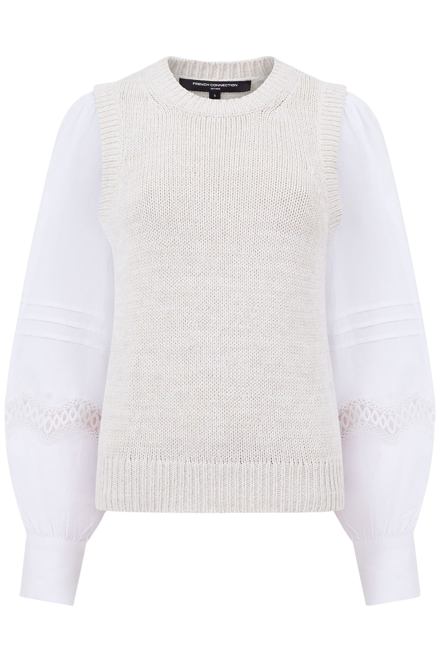 KLARA FLEC MIX JUMPER GREY OATMEAL MIX 3