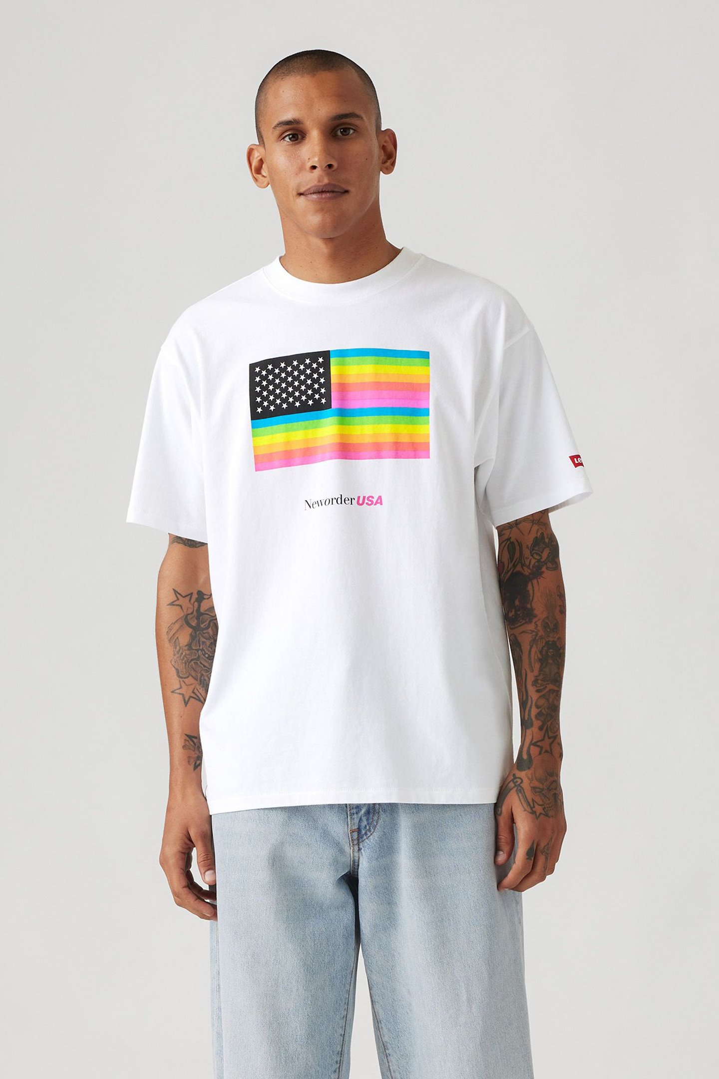 BAND TEE NEW ORDER USA WHITE GRAPHIC by Levi's