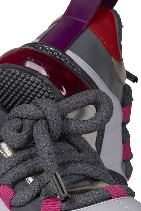 SILVER SNEAKERS SILVER 4