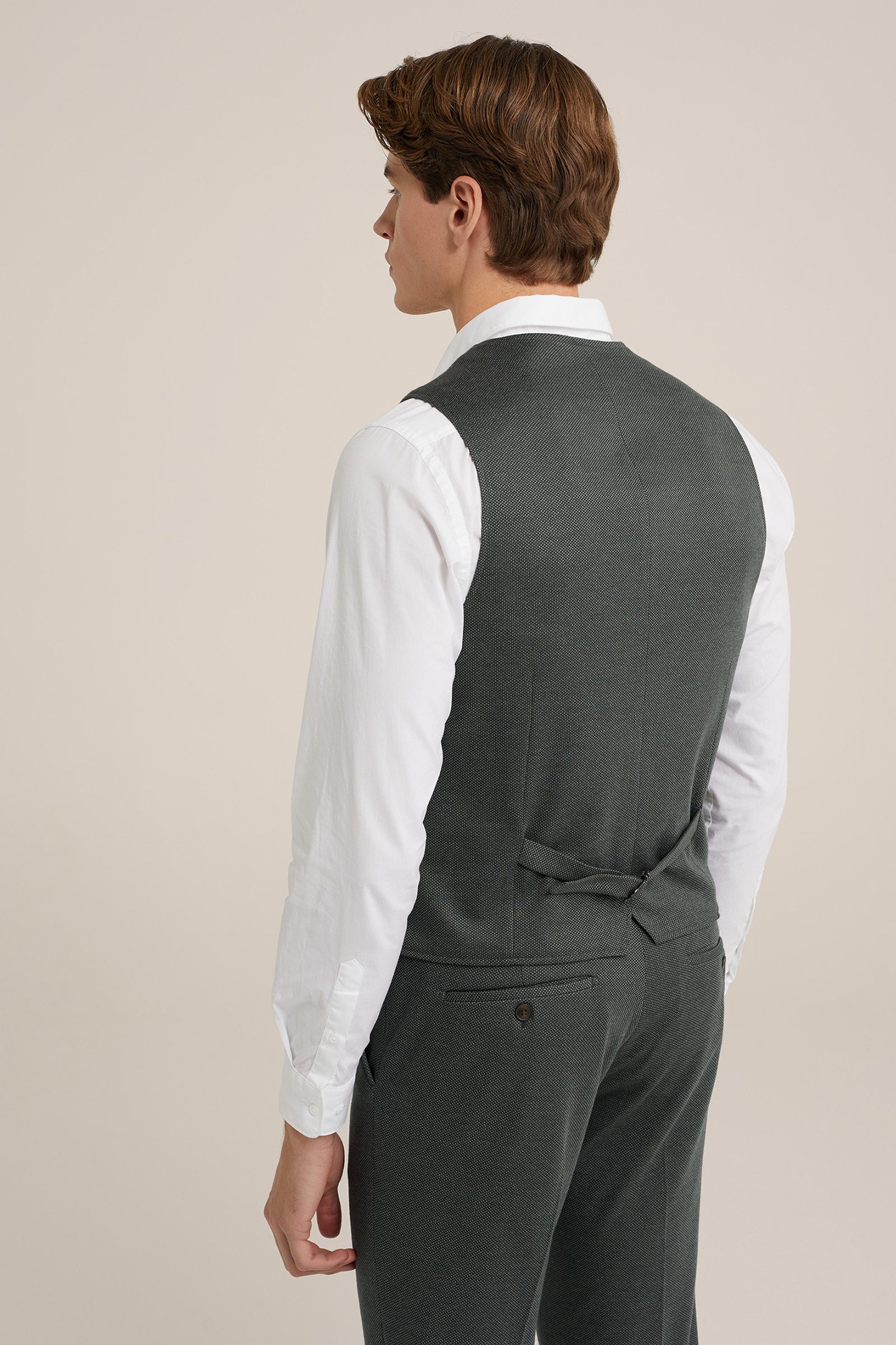 WAISTCOAT GREYISH GREEN 2