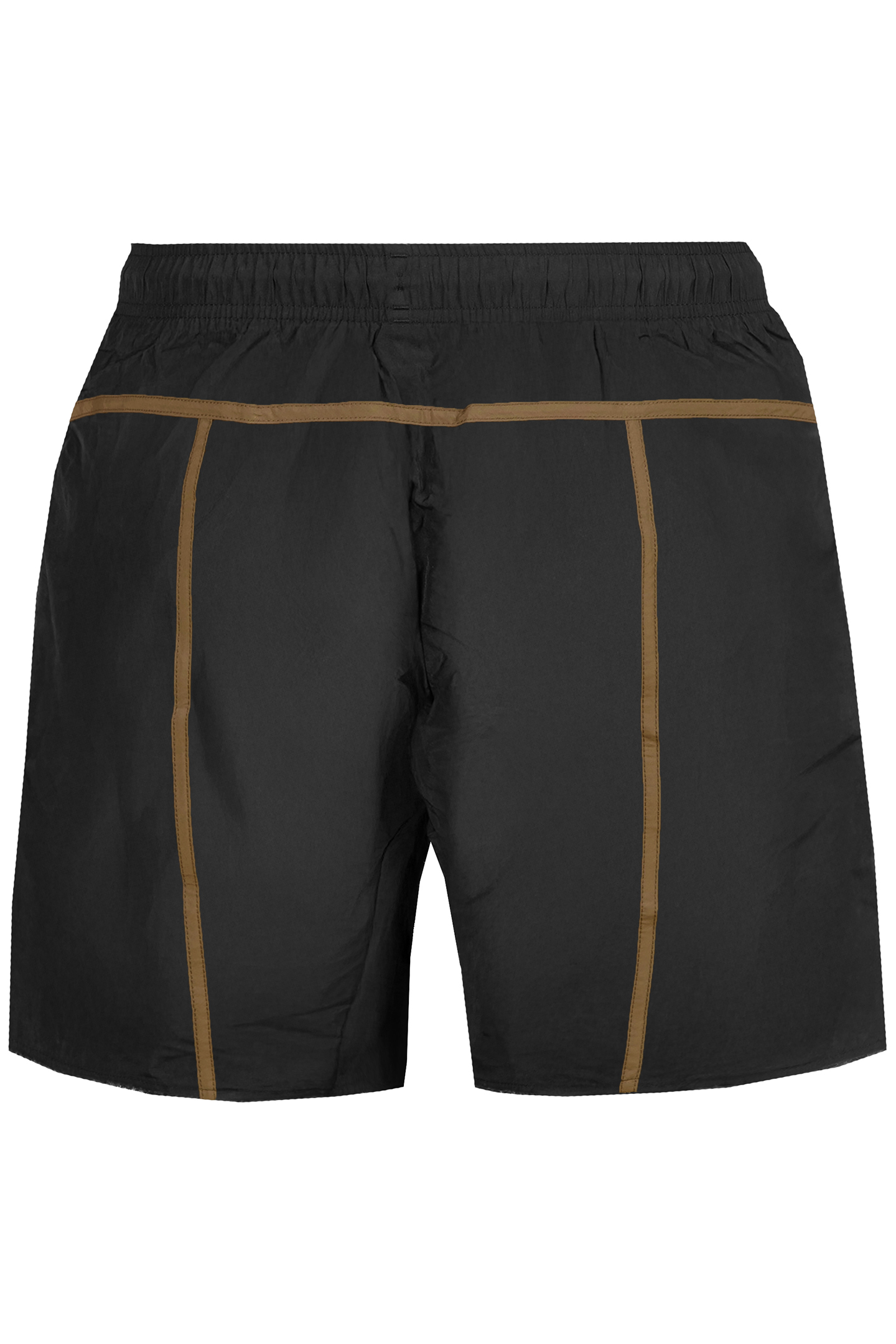MEN'S ARENA PRO_FILE BEACH BOXER BLACK-DARK OLIVE-GOLD 2