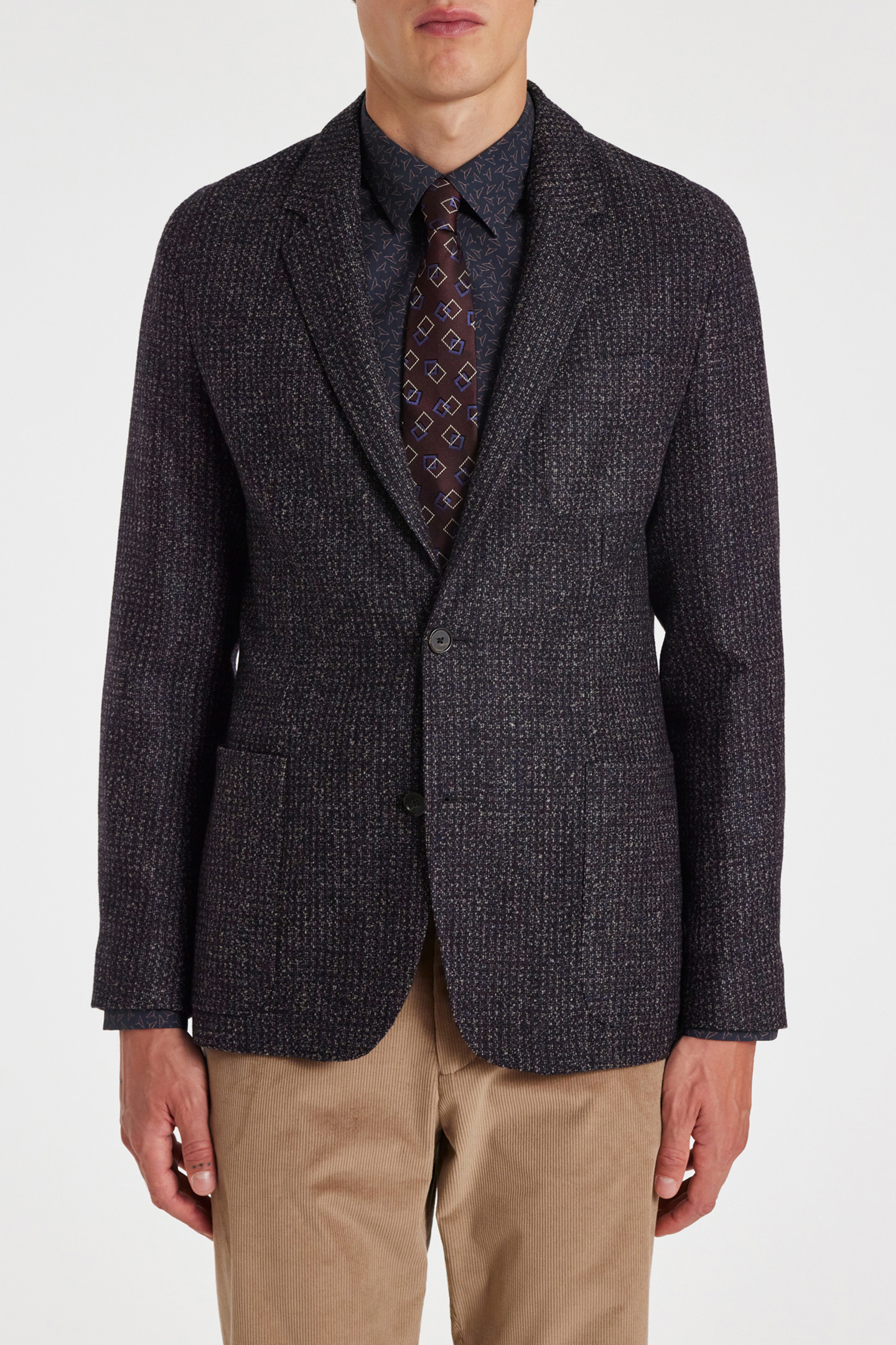 2 BUTTON JACKET VERY DARK NAVY 1