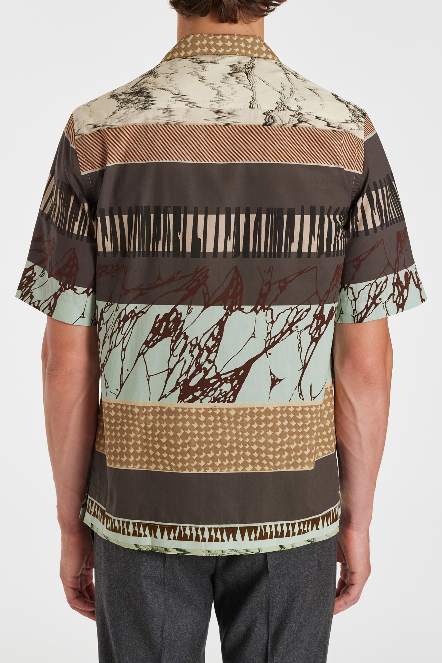 S/S REGULAR FIT SHIRT LT GREYISH GREEN 2