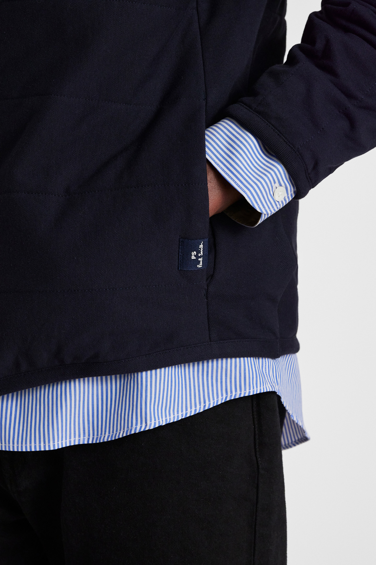 MENS JACKET QUILTED VERY DARK NAVY 6