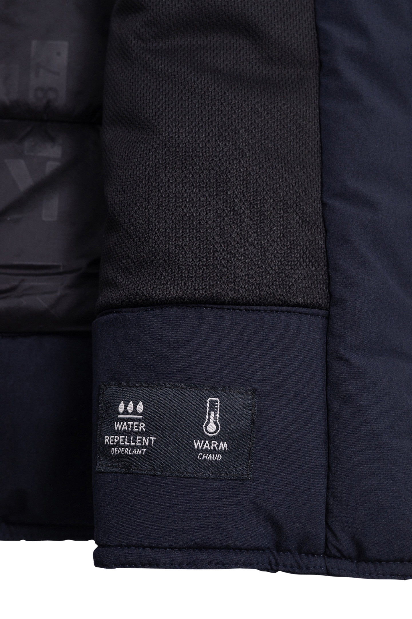 BOYS' NAVY PARKA WITH QUILTED INTERIOR 5