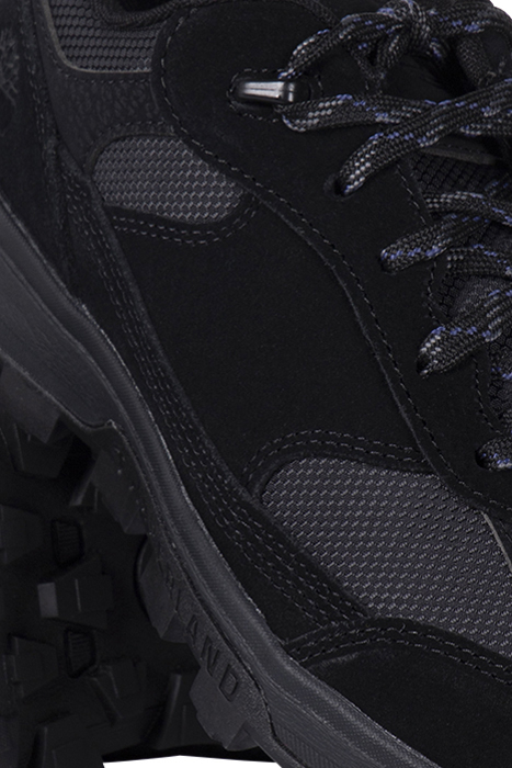 TREELINE LOW LACE UP SNEAKER BLACK SUEDE 4