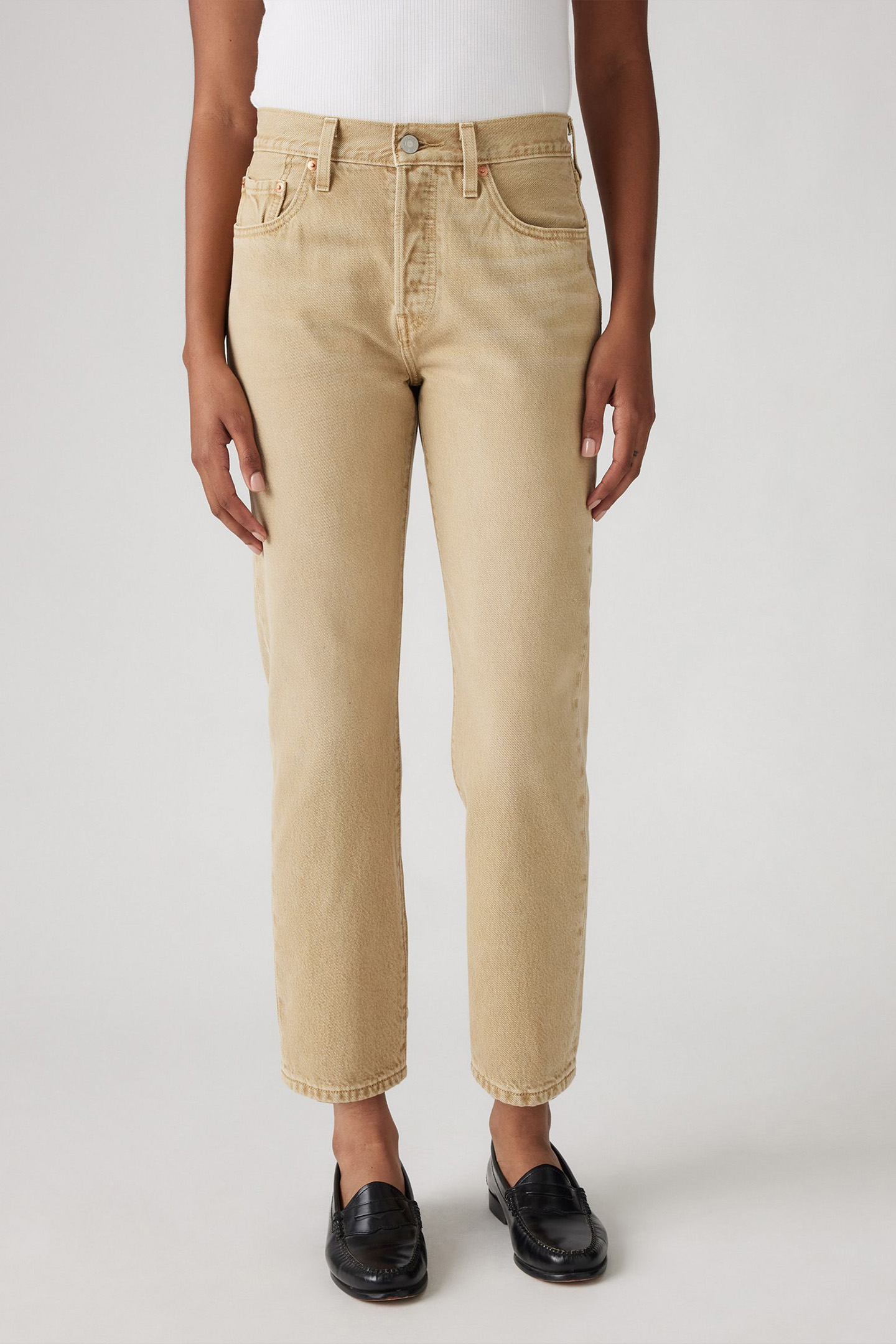 501 CROP SCRAPED TRAVERTINE STF by Levi's