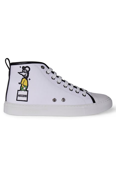 WHITE SNEAKERS WHITE by Moschino