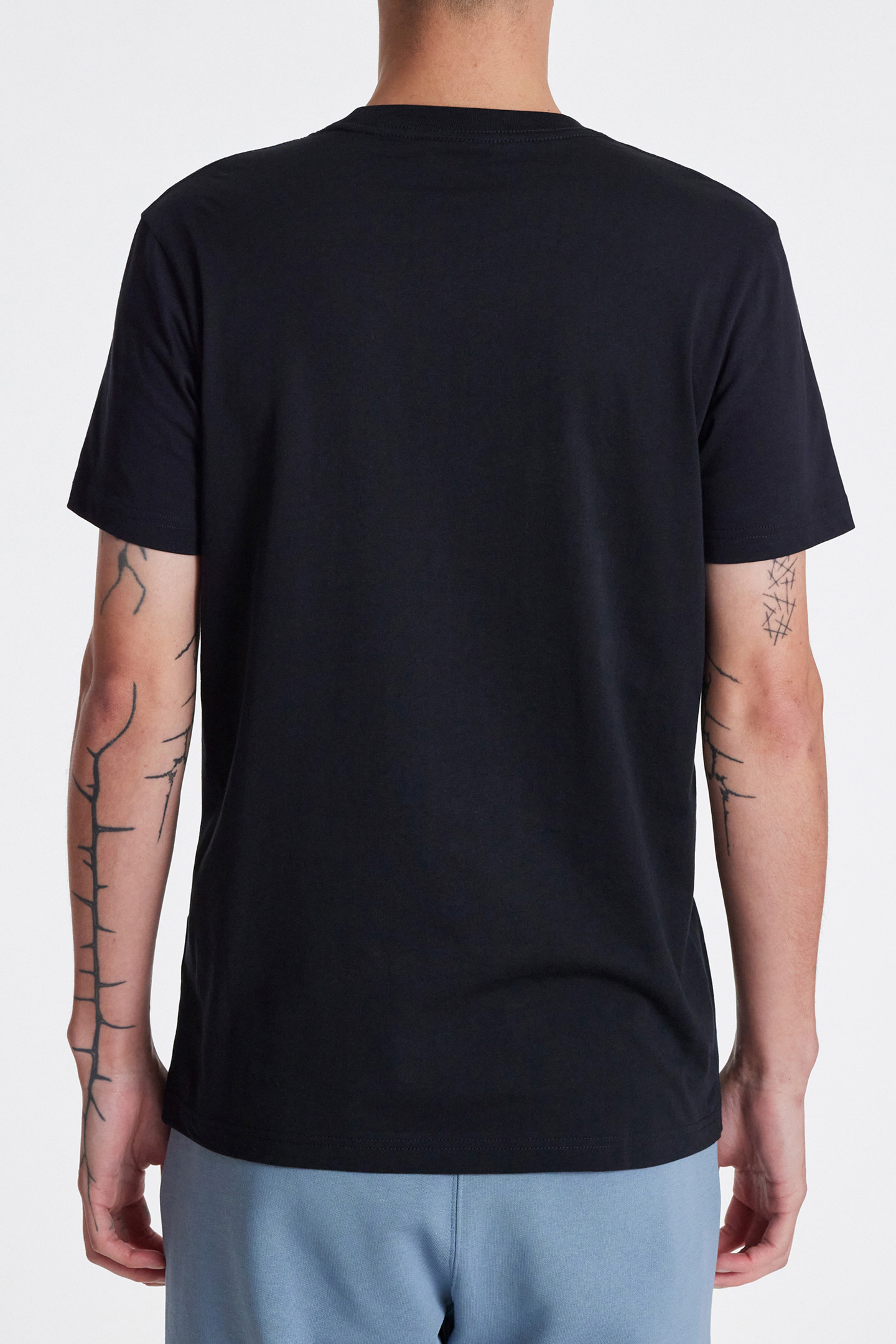 MENS SLIM FIT T-SHIRT BROKEN BOARD VERY DARK NAVY 2