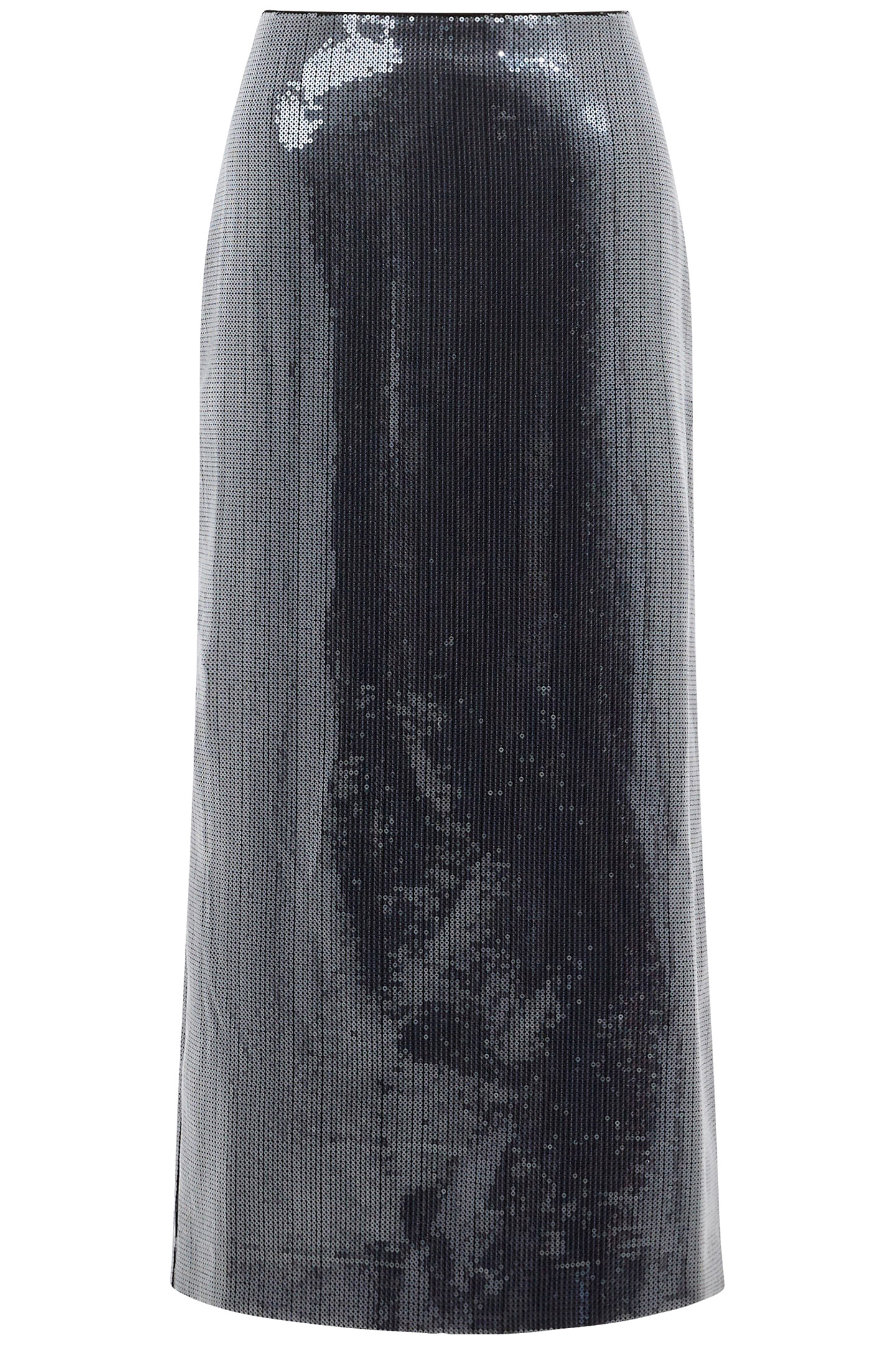 AMY SEQUIN MIDI SKIRT GUNMETAL 4