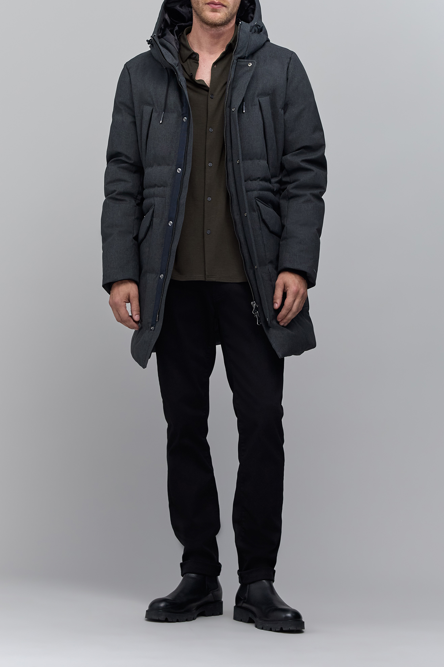 SHIRT REGULAR DARK GREEN MESH ULTRA MOBILITY HOMME 5