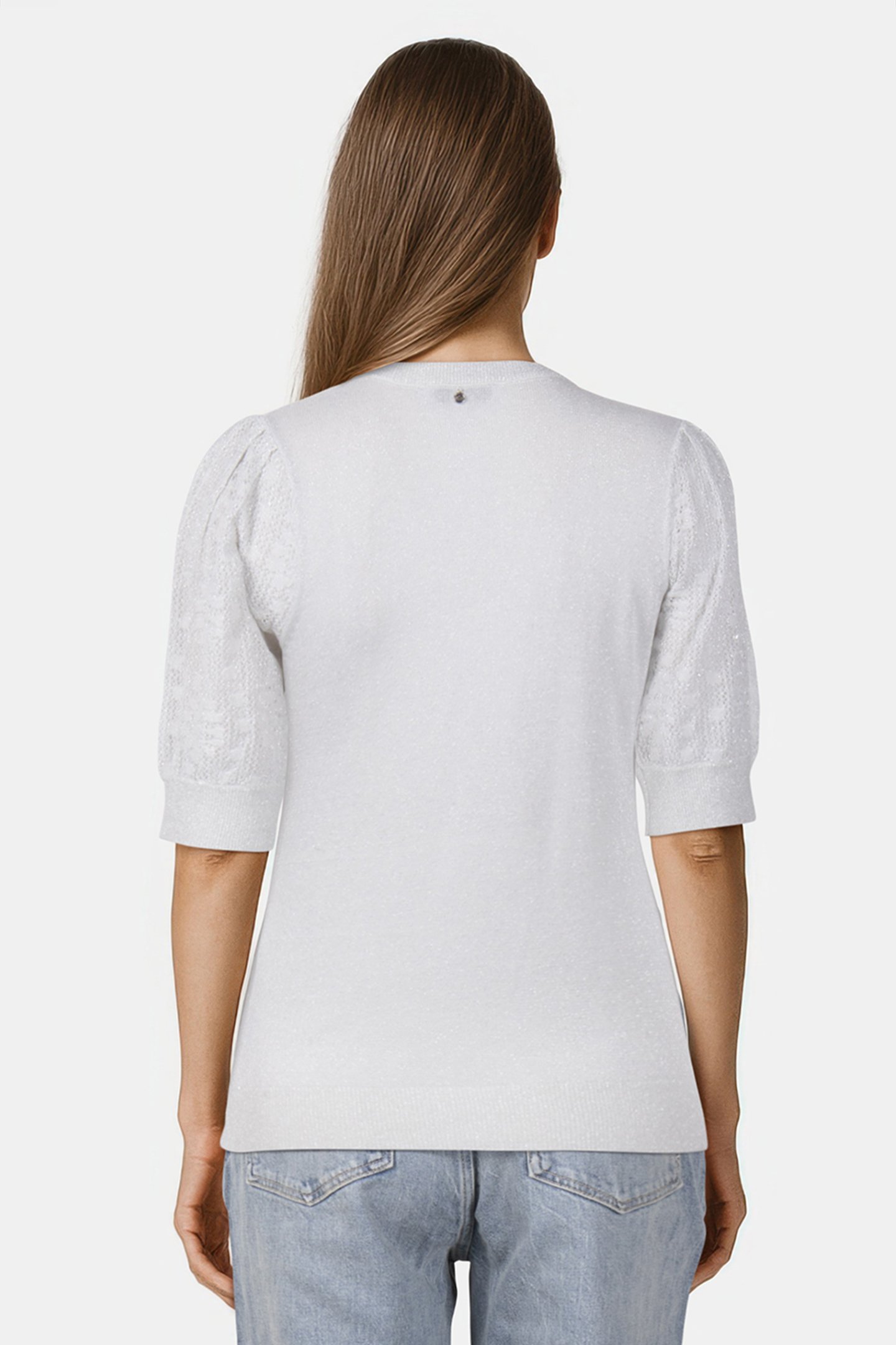 JUMPER LUREX AJOUR SILVER 2