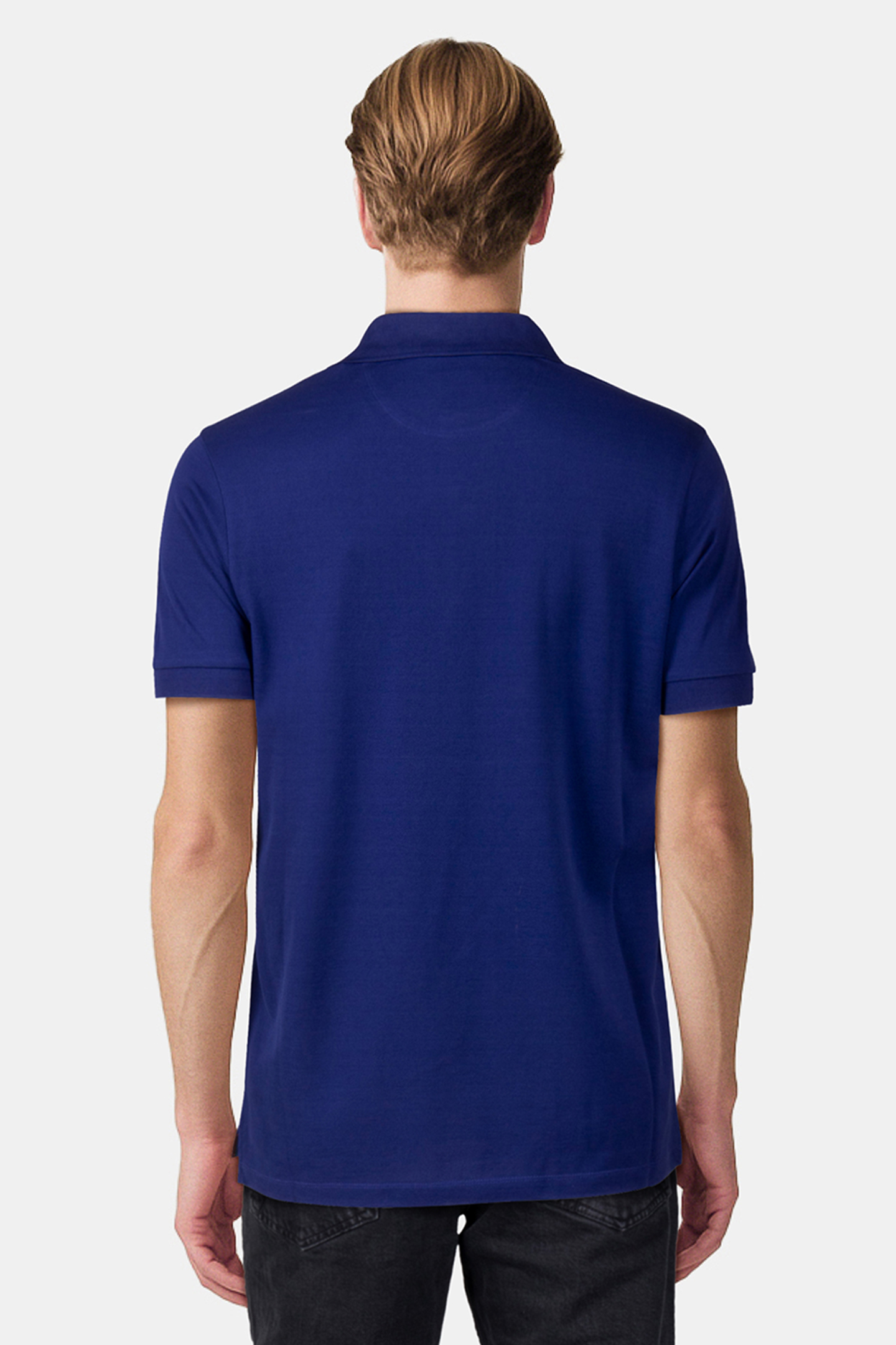 POLO SHIRT STR PLACKET INDIGO 2