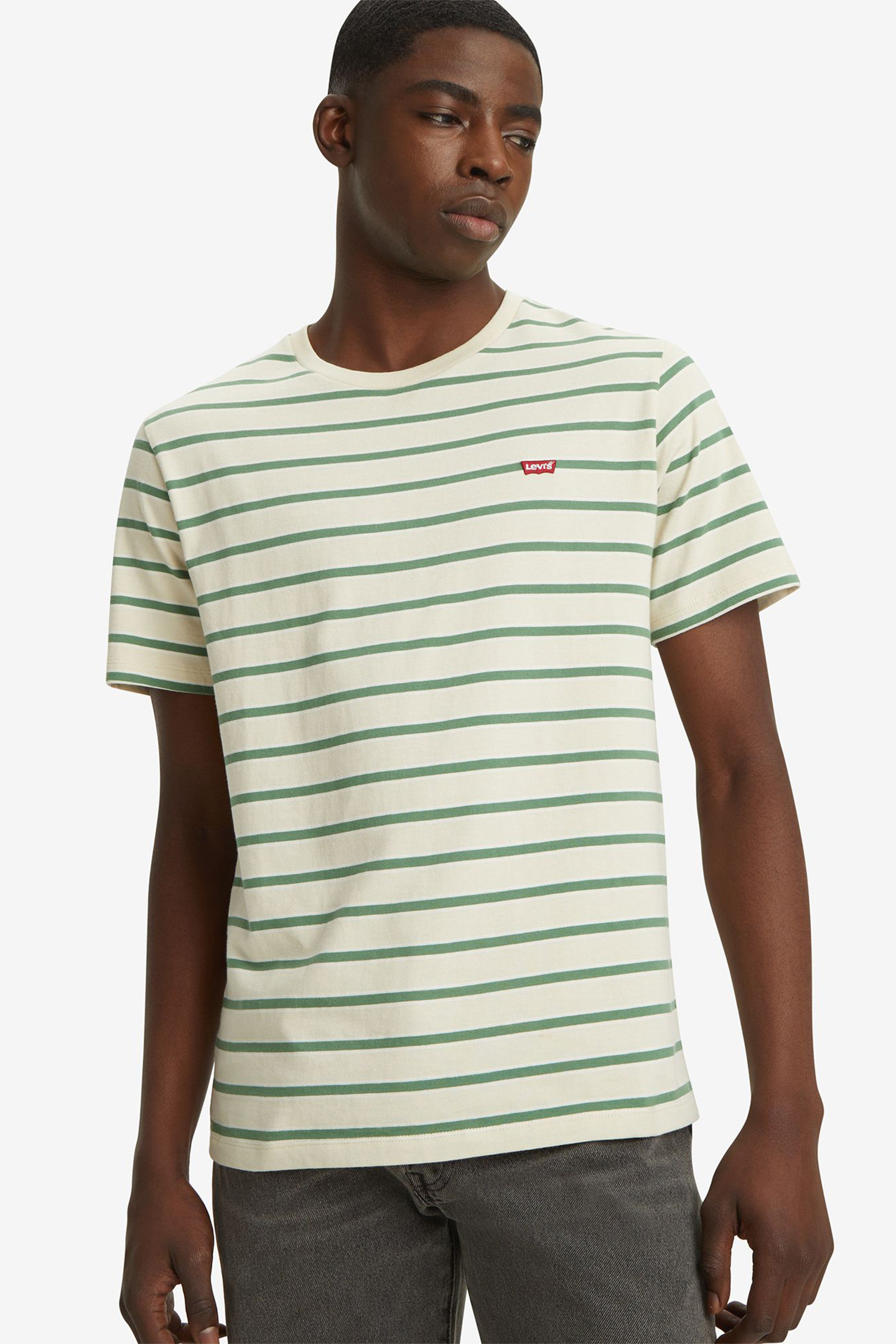 SS ORIGINAL HM TEE AVERY STRIPE FOG STRIPE 4