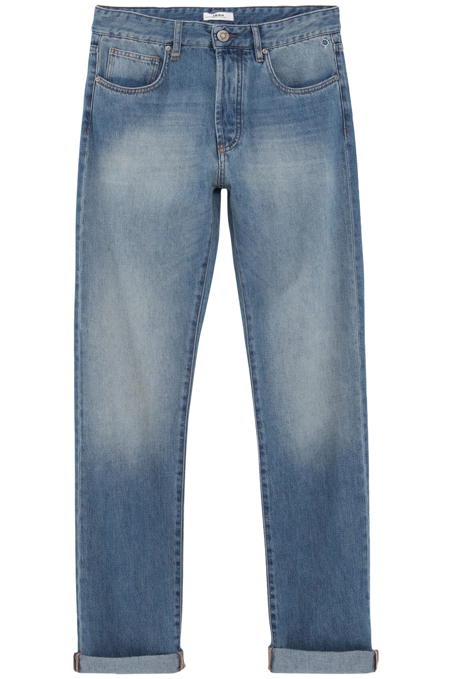 UNISEX INDIGO WATERLESS DENIM REGULAR GENDER FREE JEANS 3