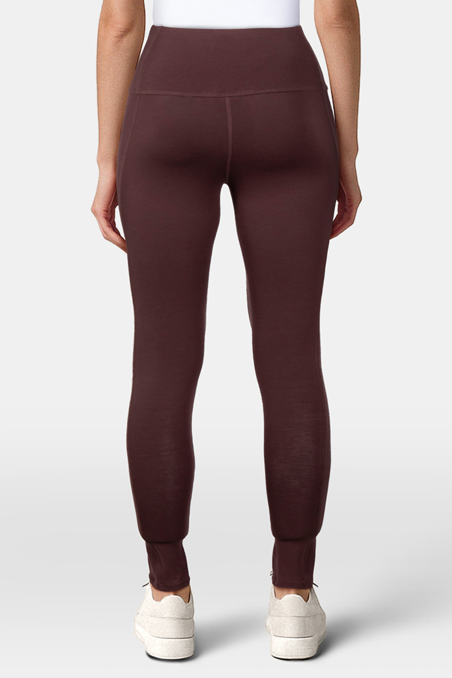 YOGA LEGGINGS AUBERGINE 2