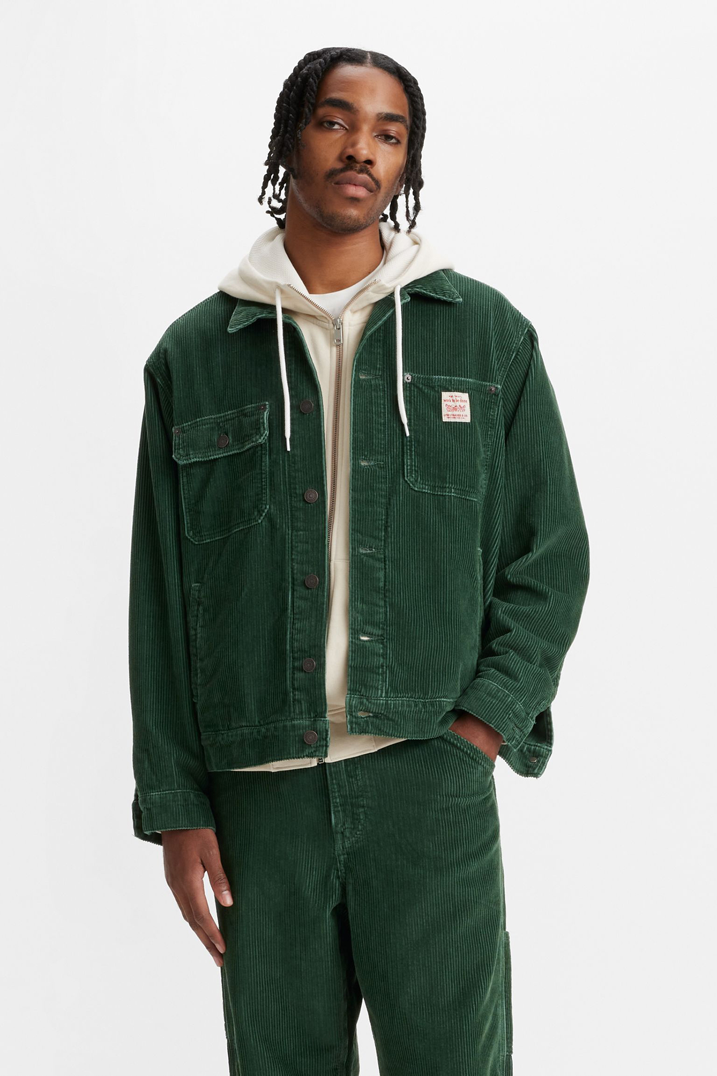 SUNRISE TRUCKER PYTHON GREEN by Levi's