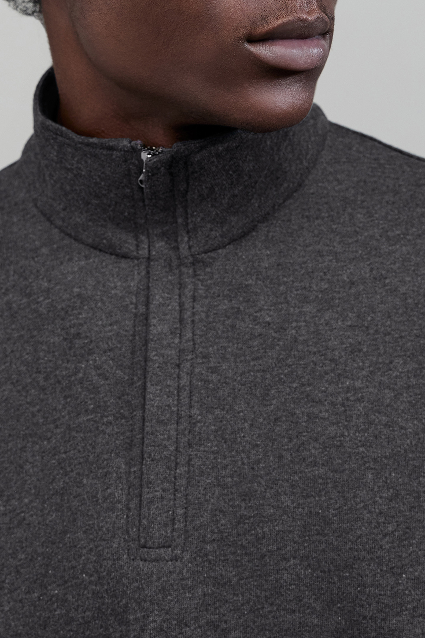 GRAPHITE TRUCKER-NECK SWEATSHIRT 5