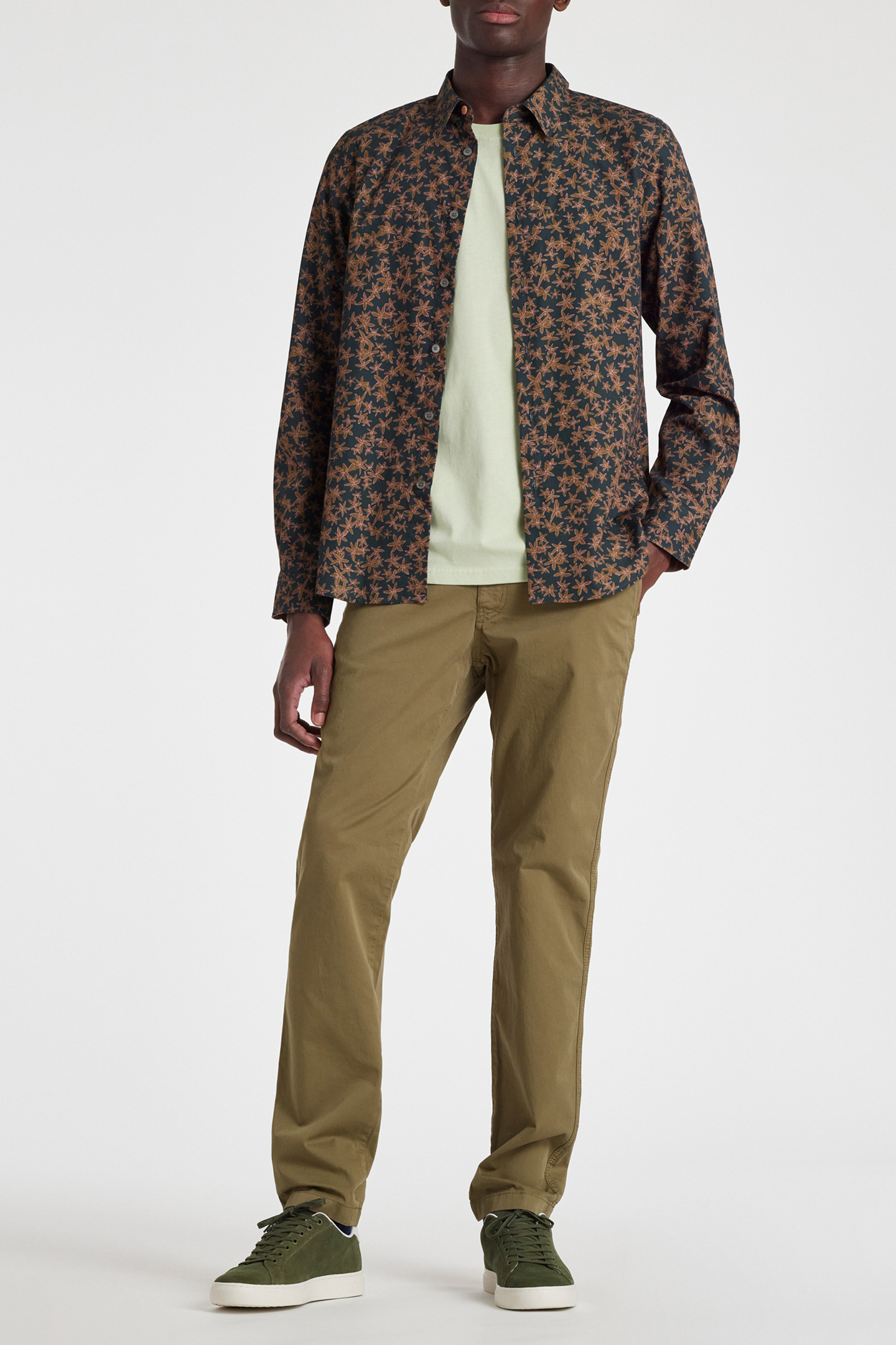 MENS SHIRT LS TAILORED FIT INDIGO 3