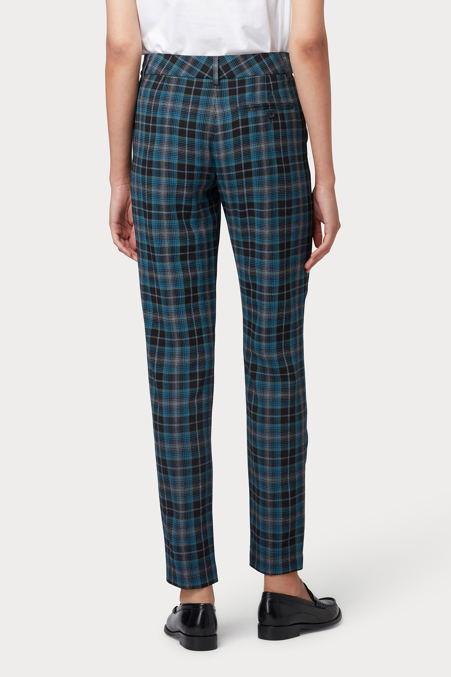 WOMENS TROUSERS PETROL BLUE 2