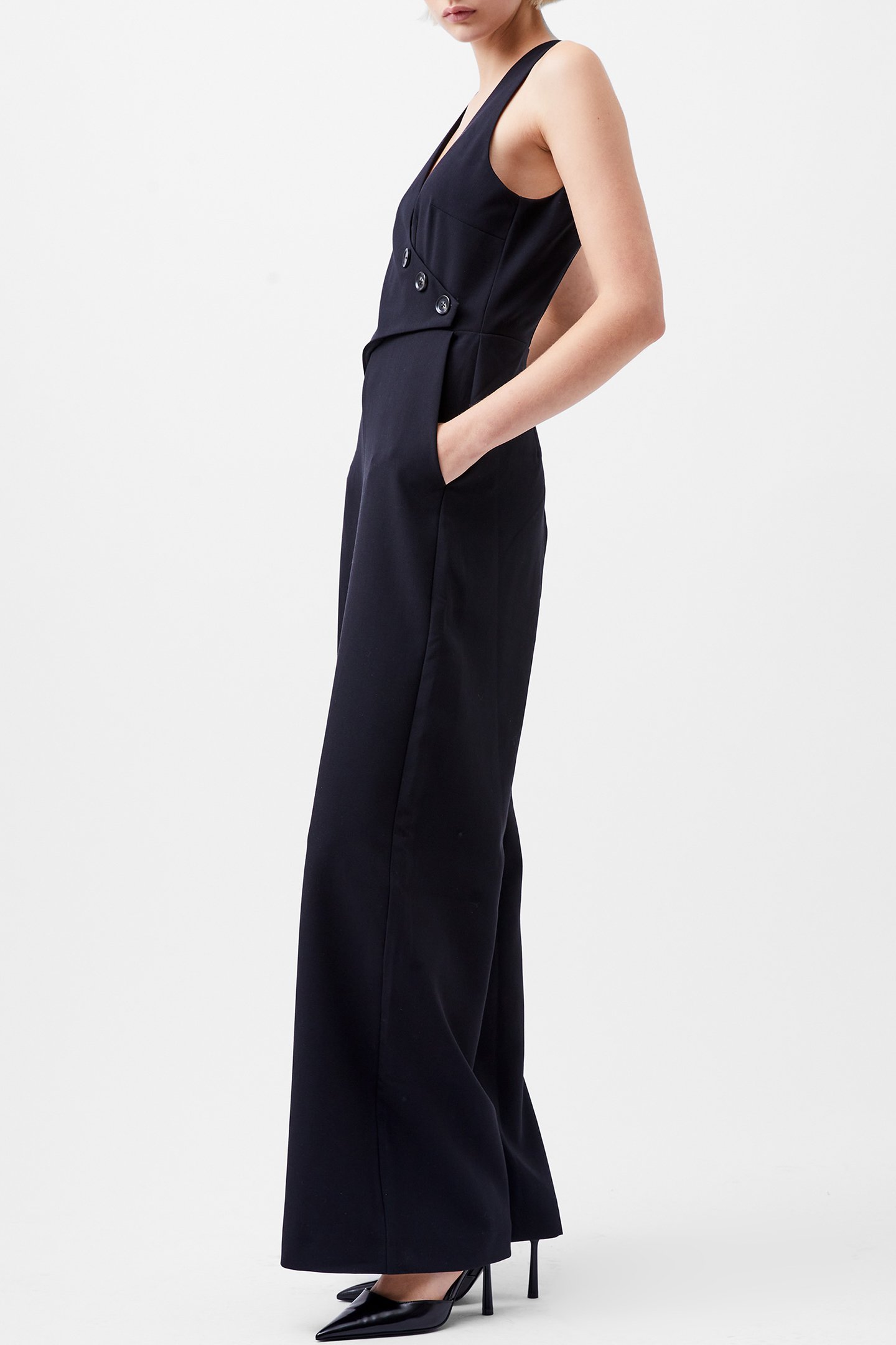 AZRA TWILL JUMPSUIT BLACKOUT 3