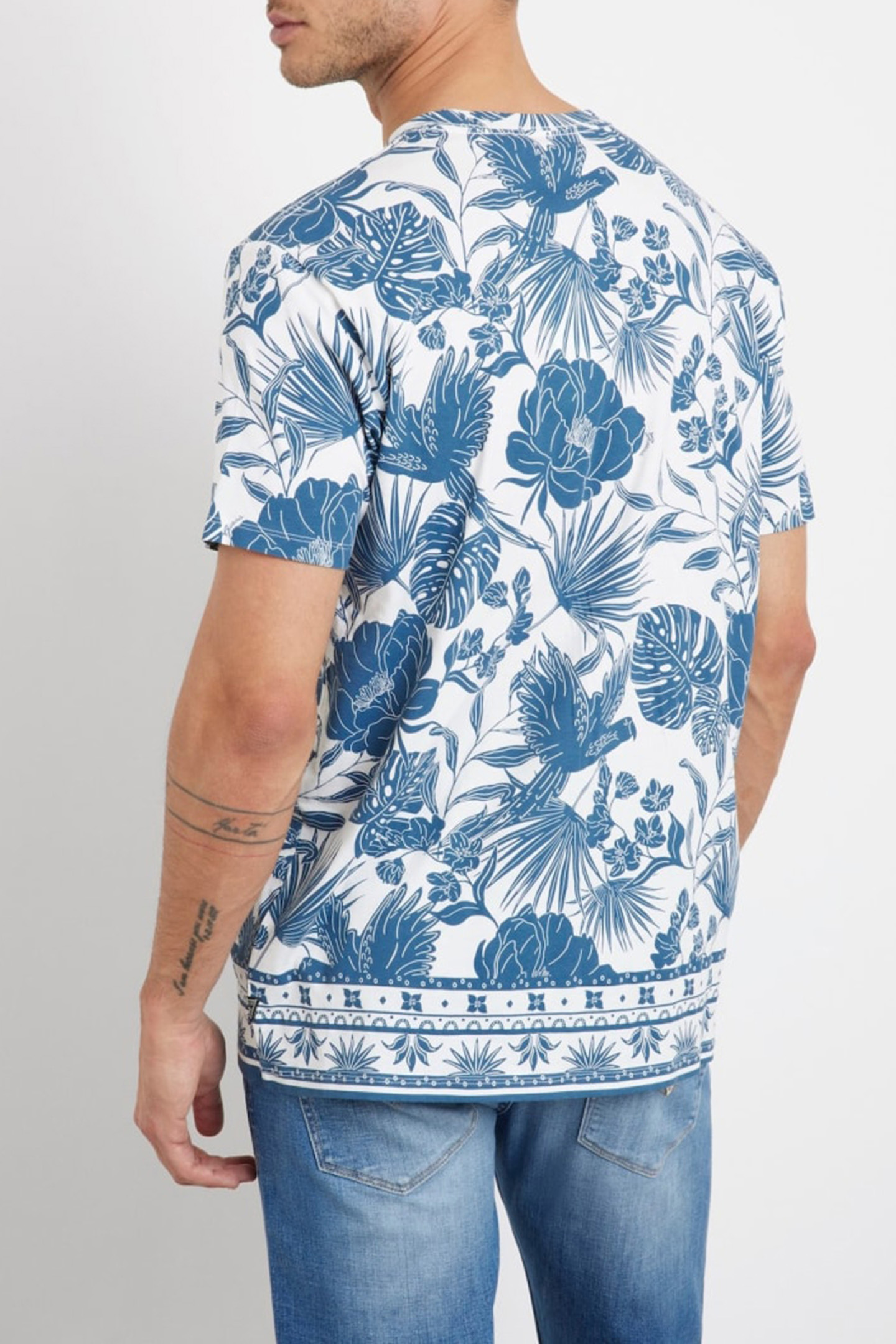 SS BSC TROPICAL LINO SALT WHITE MULTI 2