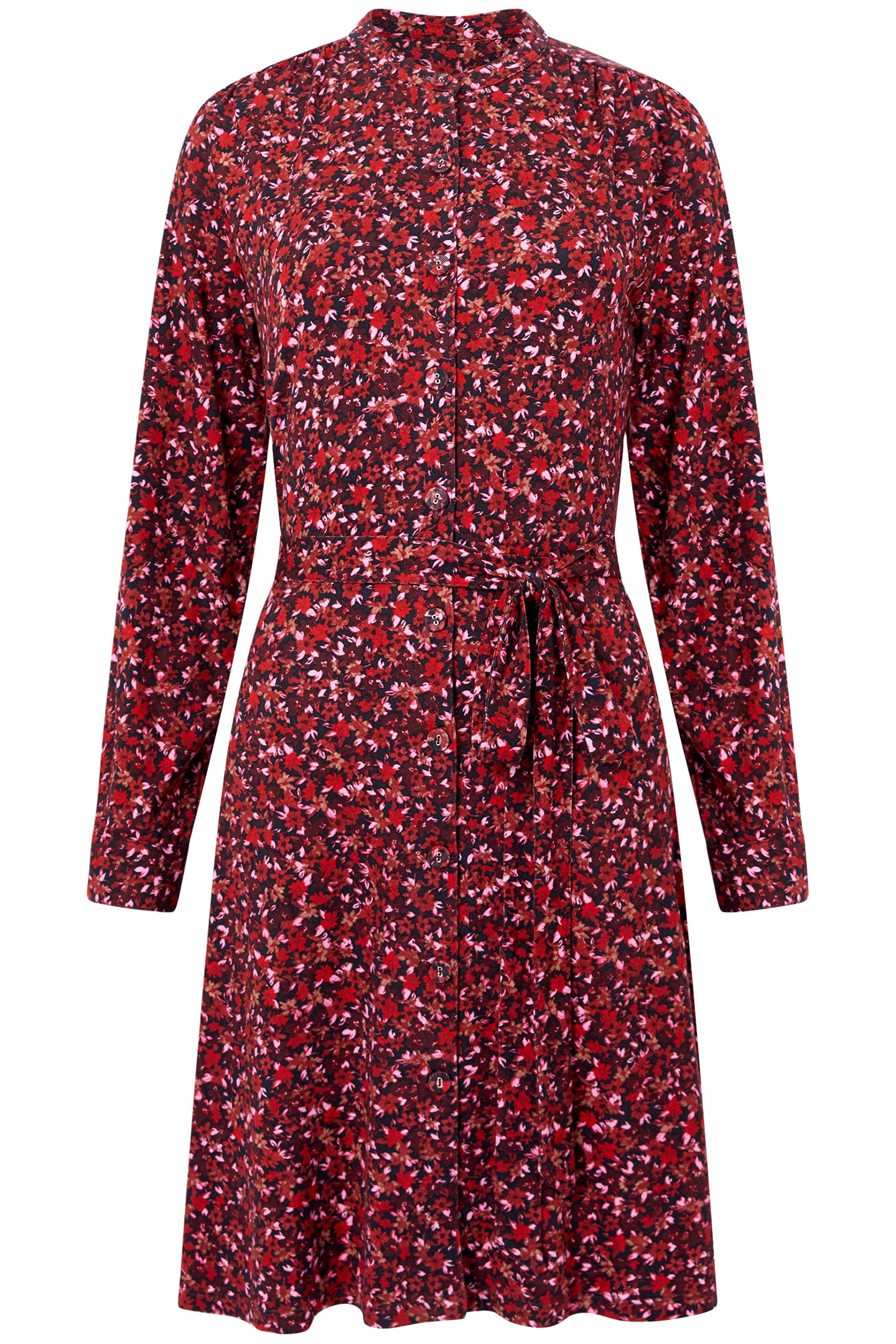 CLARA HENLEY SHIRT DRESS M BLACKOUT MULTI 3