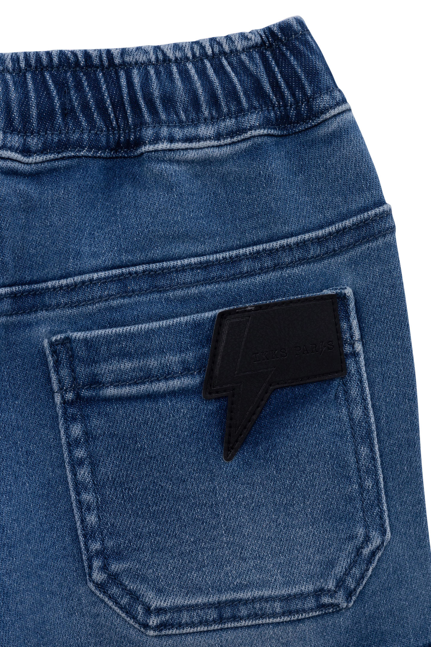 LOOSE BLUE DENIM ULTRA-RESISTANT JOGGER FOR BOY 4