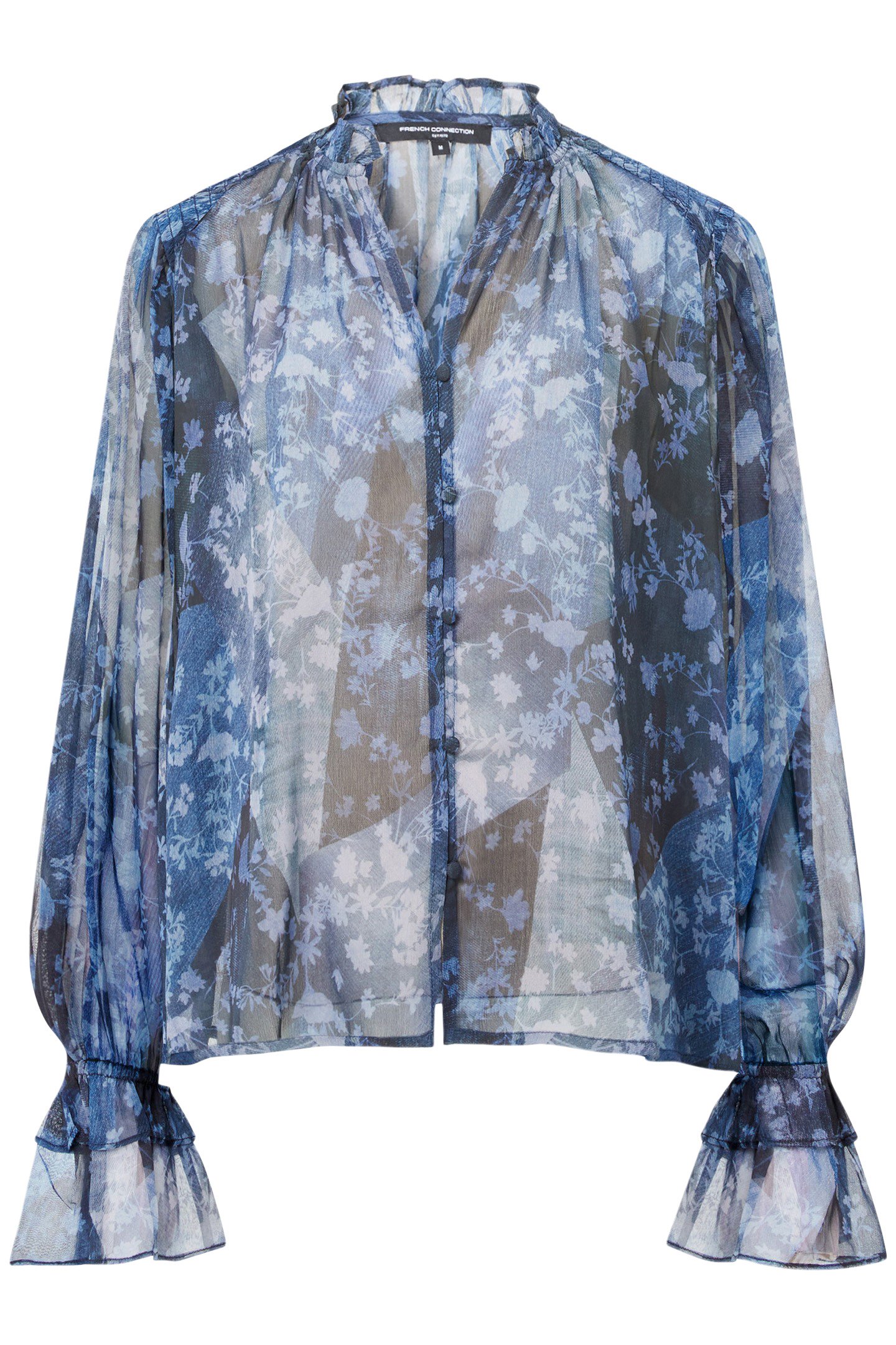 DAWN HALLIE CRINKLE TOP INDIGO 3