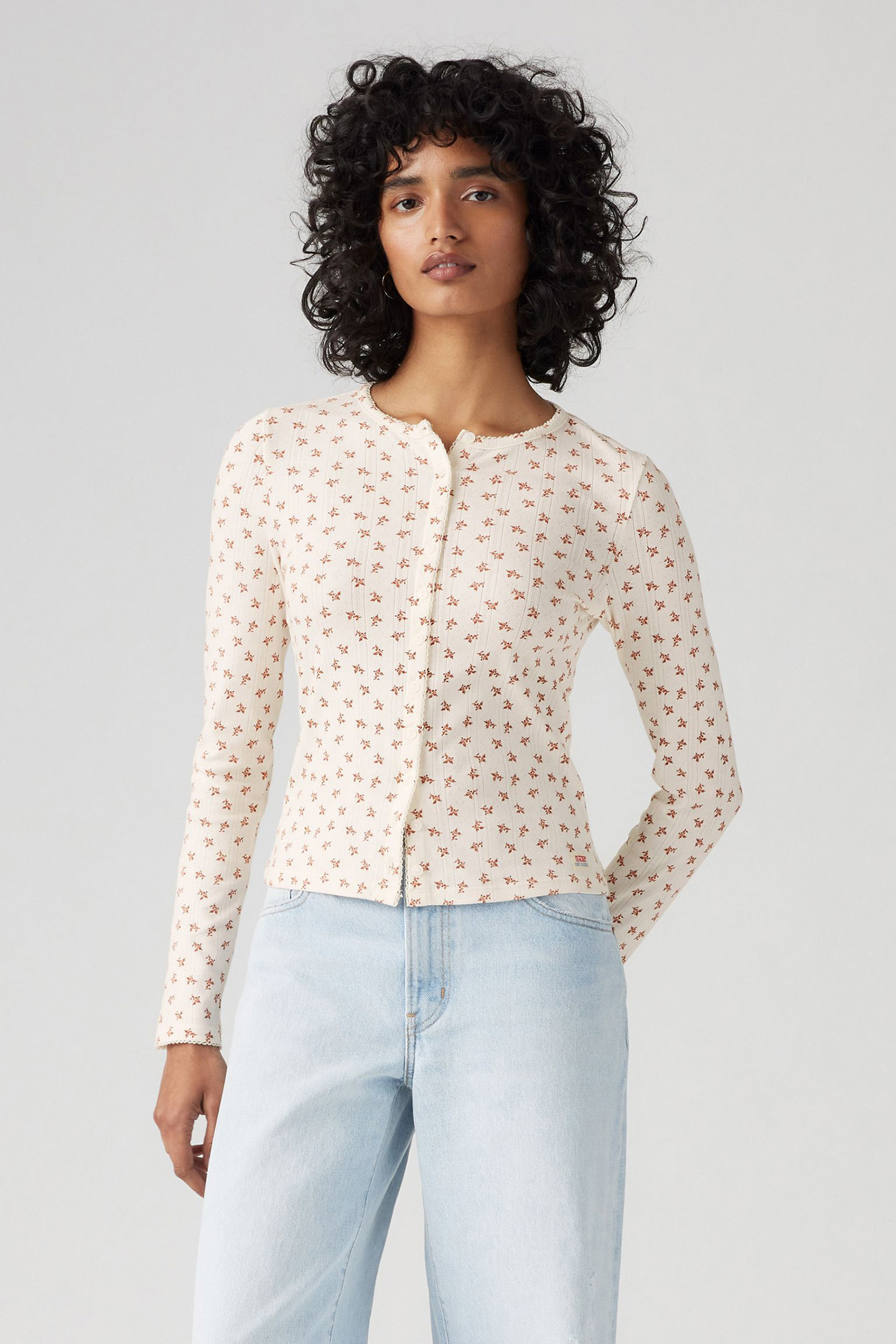 DRY GOODS POINTELLE LS ARLO FLORALV2 by Levi's