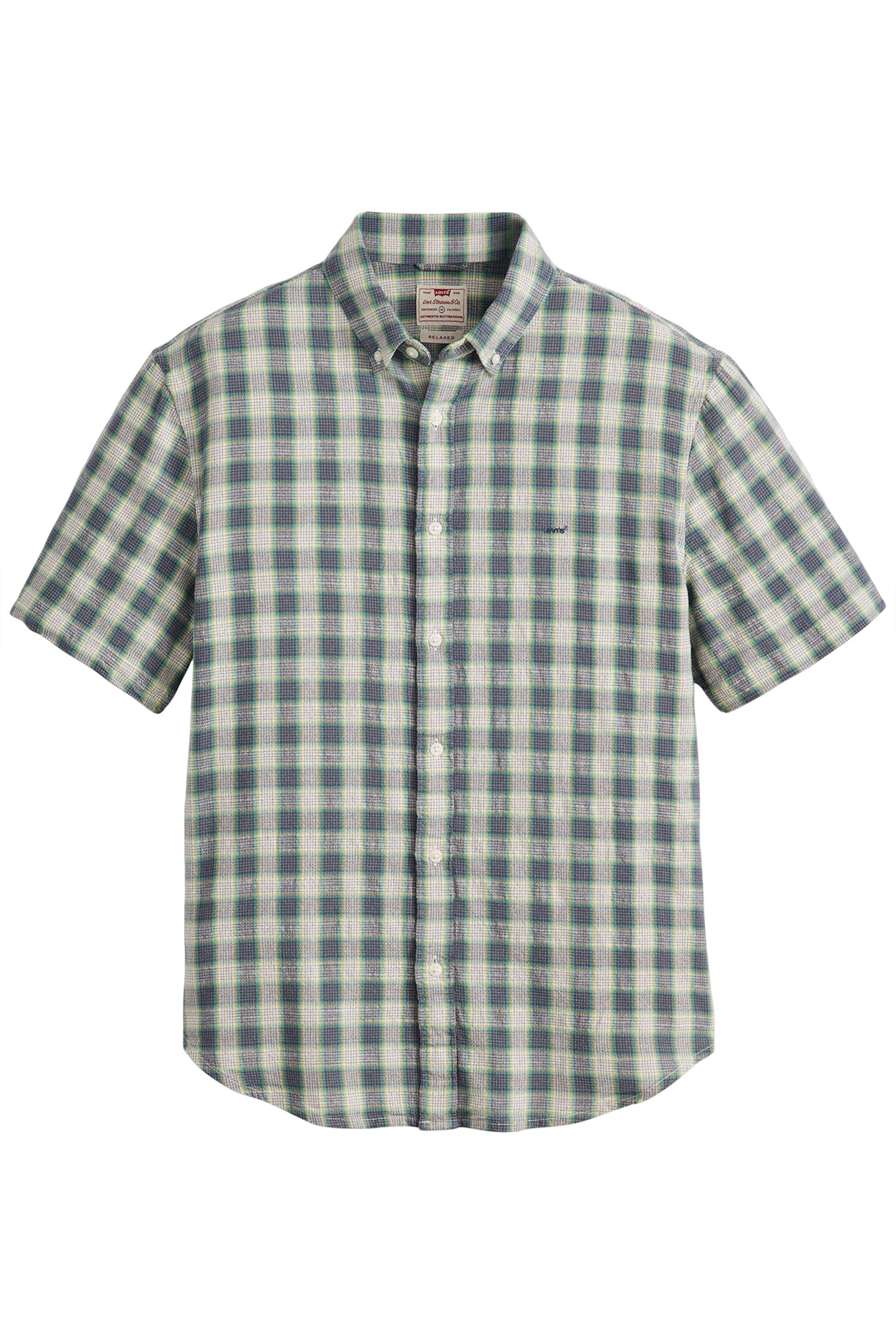 SS AUTHENTIC BUTTON DOWN XAVIER PLAID 3