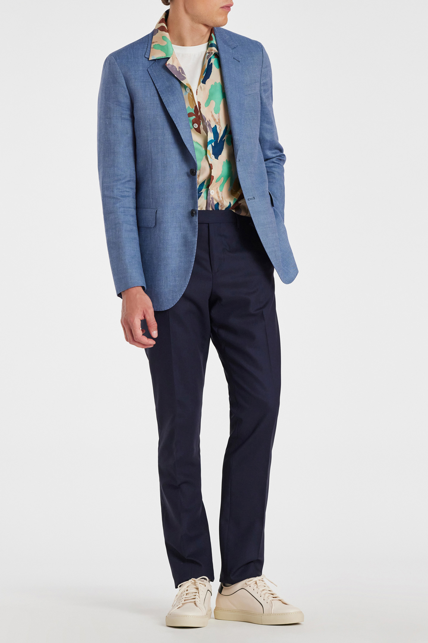 MENS SLIM FIT TROUSER INKY BLUE 3