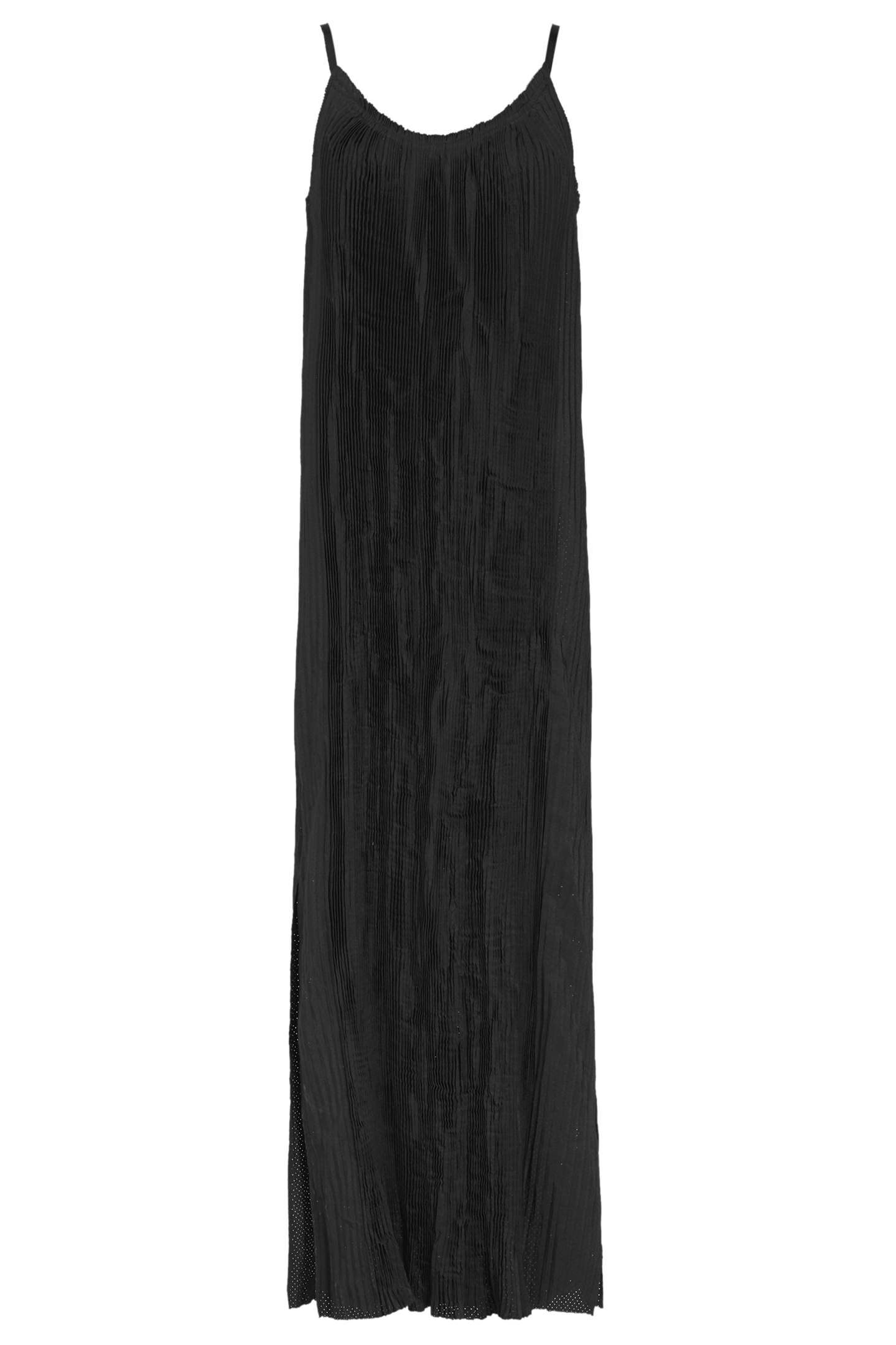 ROMEY PLEAT DRESS BLACK 1