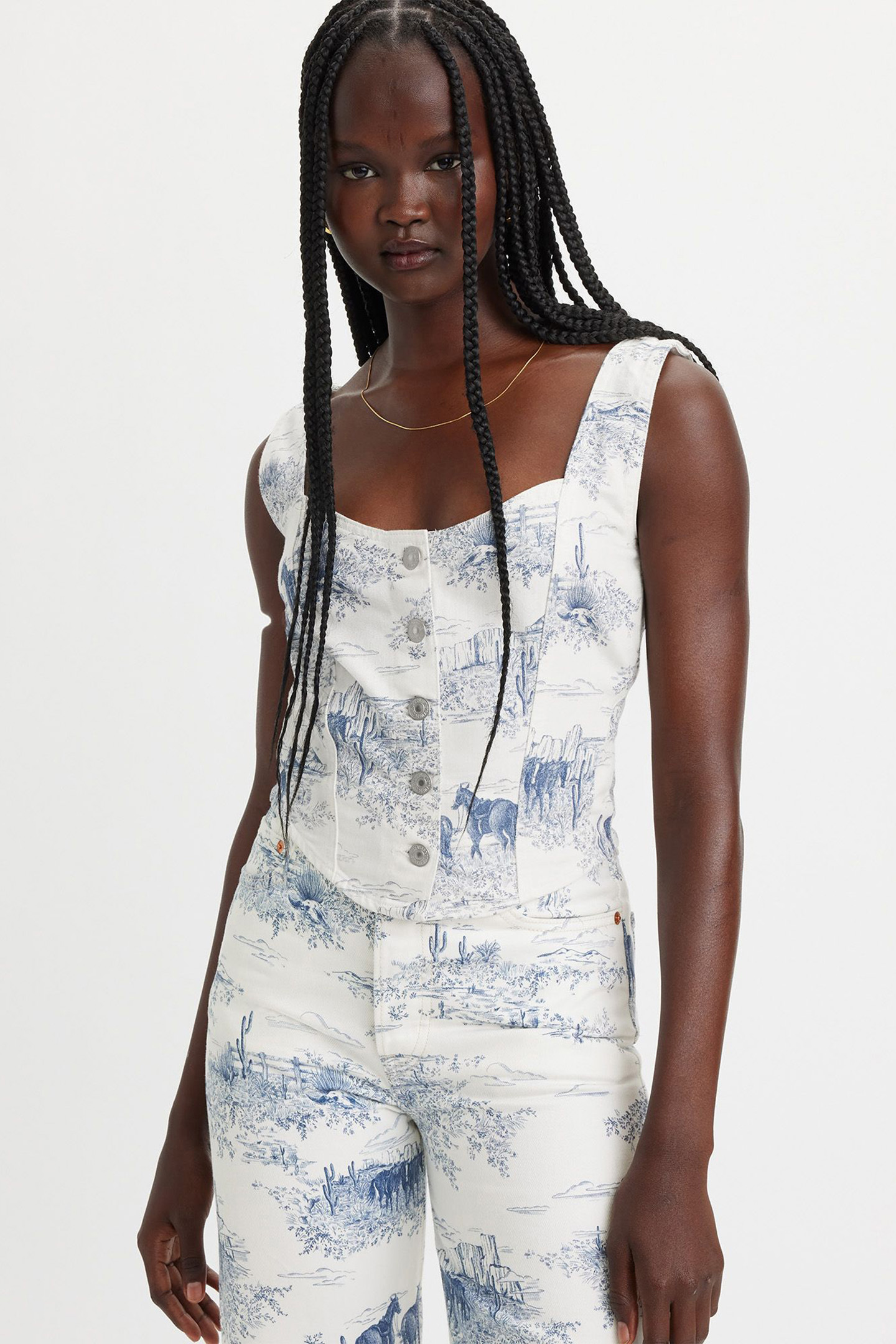 ALANI CORSET WESTERN TOILE CORSET 5