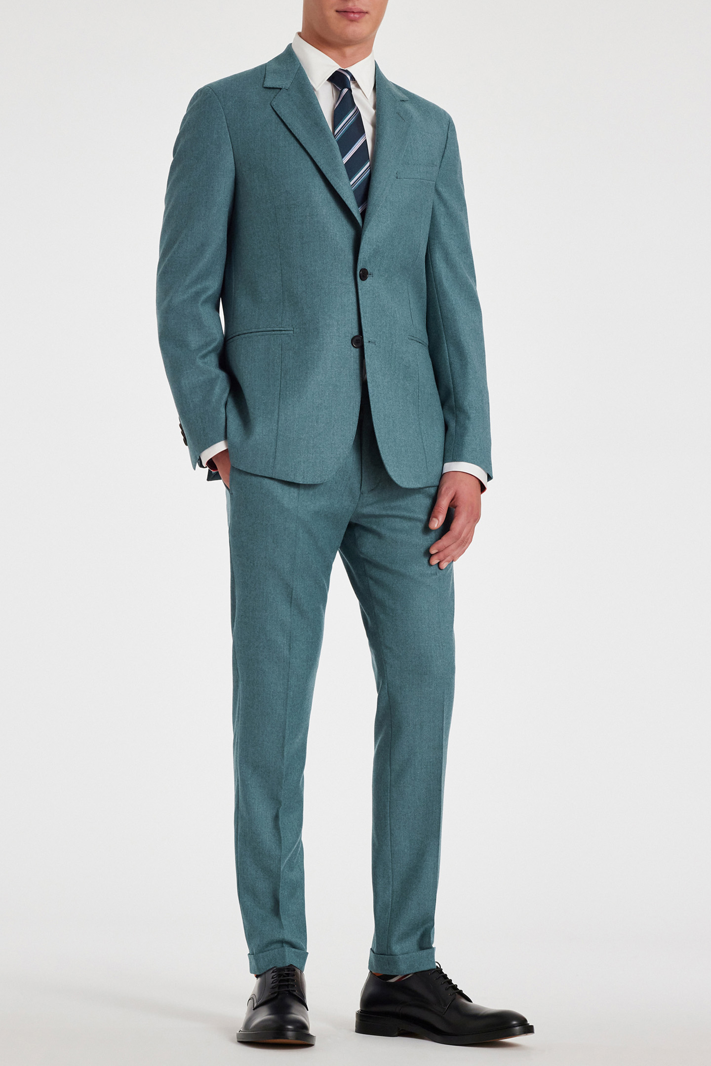 2 BUTTON JACKET COBALT BLUE 3